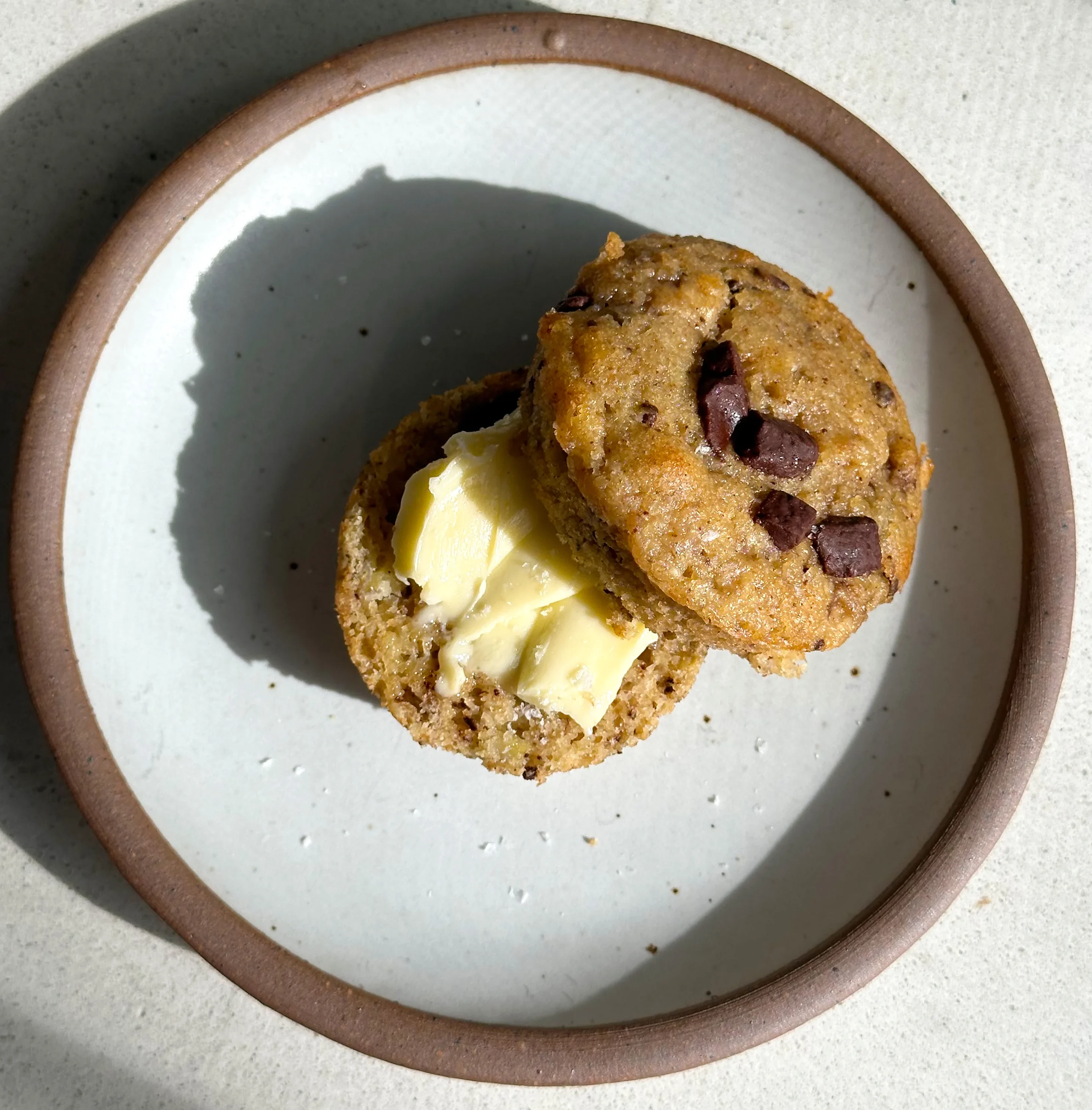 banana-almond-sourdough-muffins