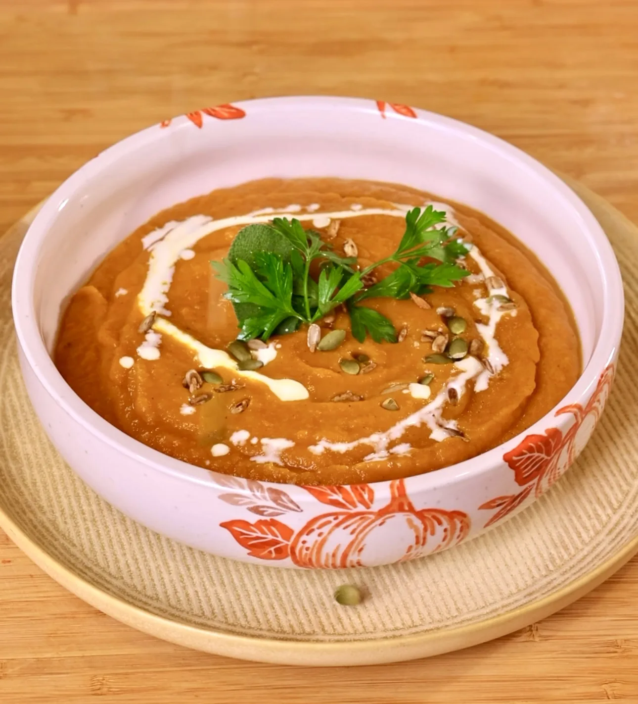 spicy-butternut-squash-soup-with-coconut-milk-and-apple-brie-grilled-cheese