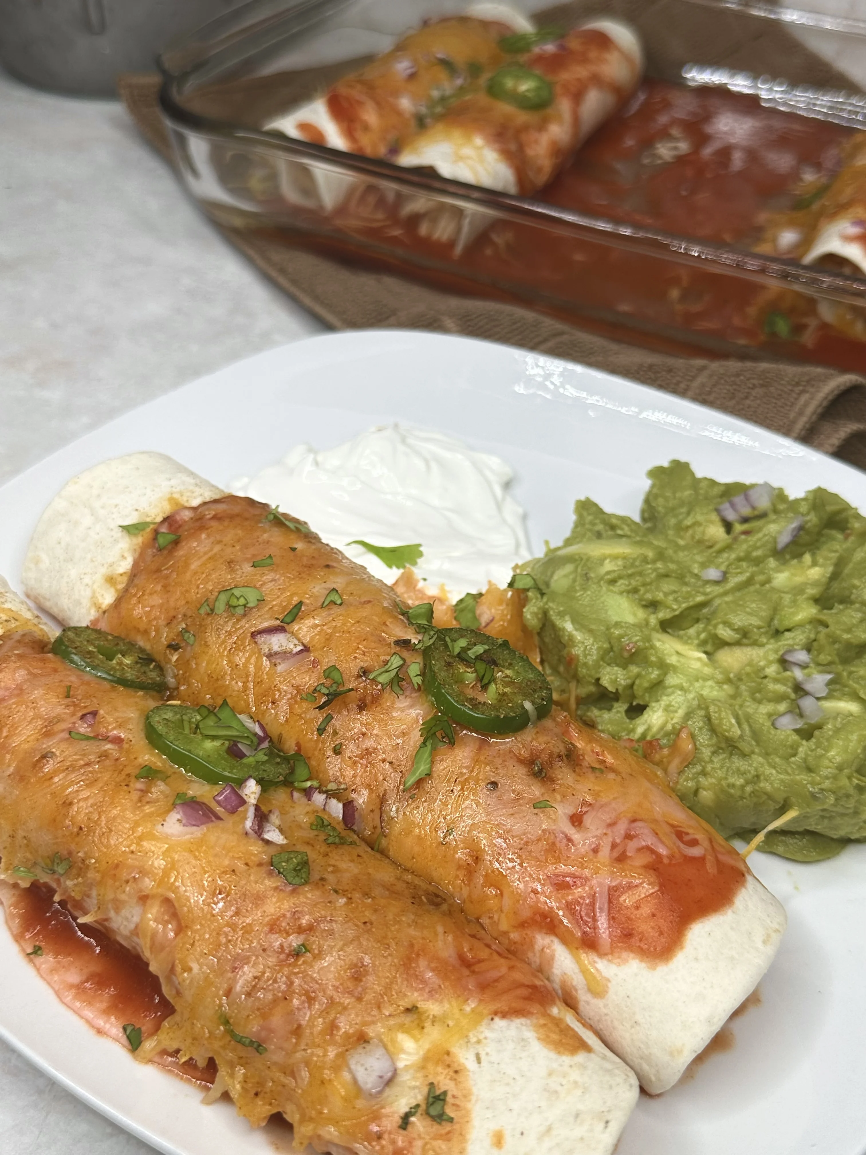 cheesy-chicken-enchiladas