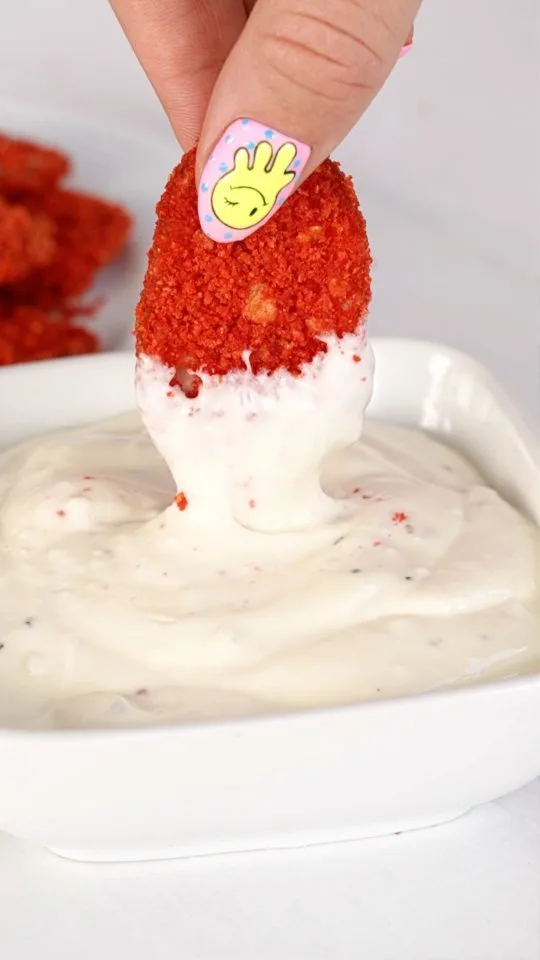 air-fryer-hot-cheeto-pickles