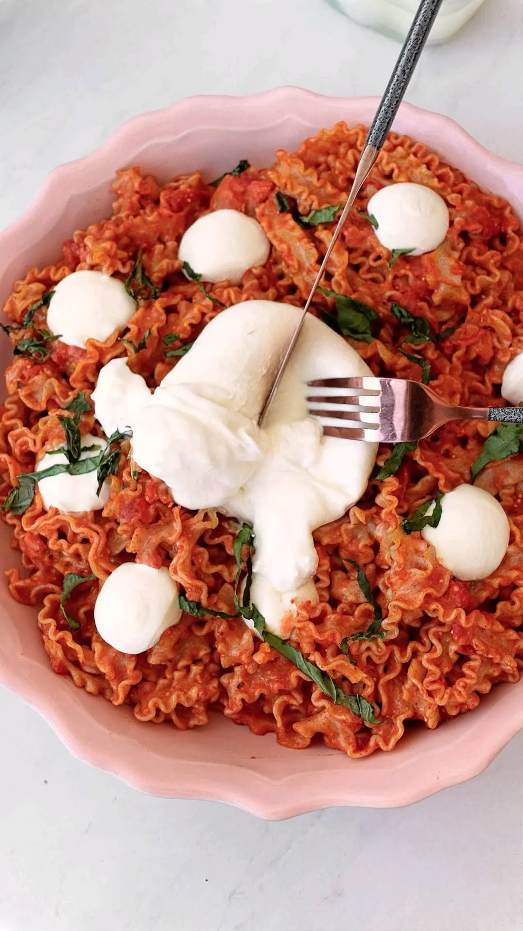 baked-mafaldine-pasta-with-vodka-sauce