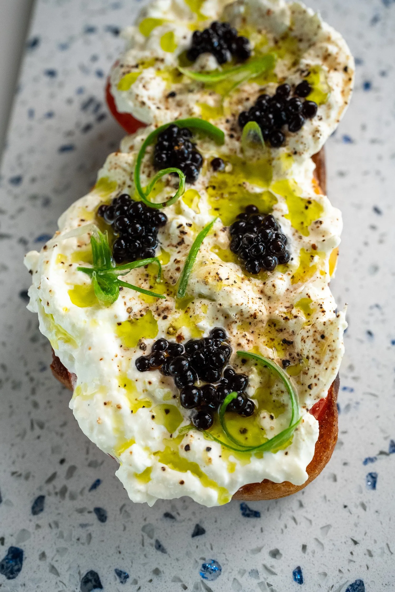 balsamic-caviar-caprese-toast