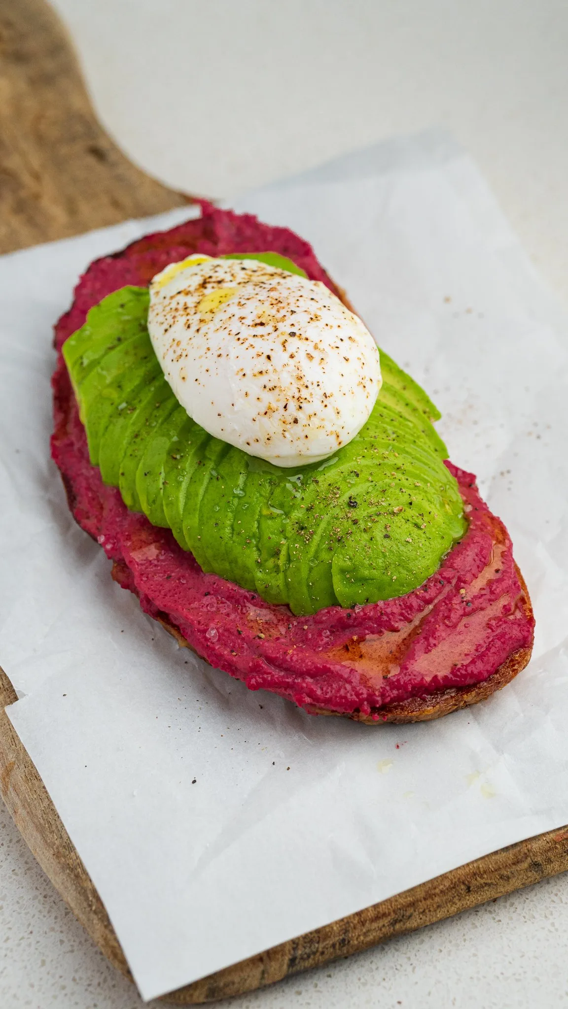 beet-ricotta-avo-toast