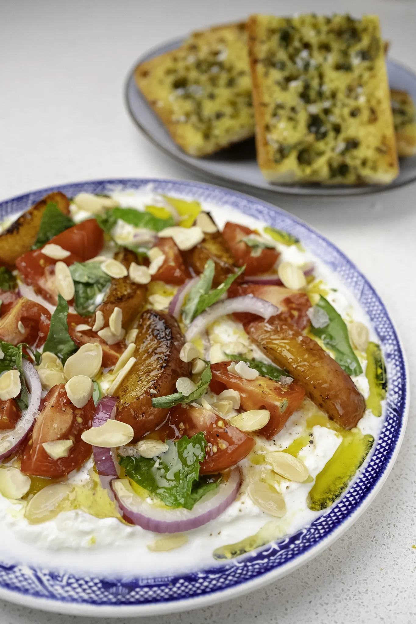 ricotta-peaches-and-herb-ciabatta