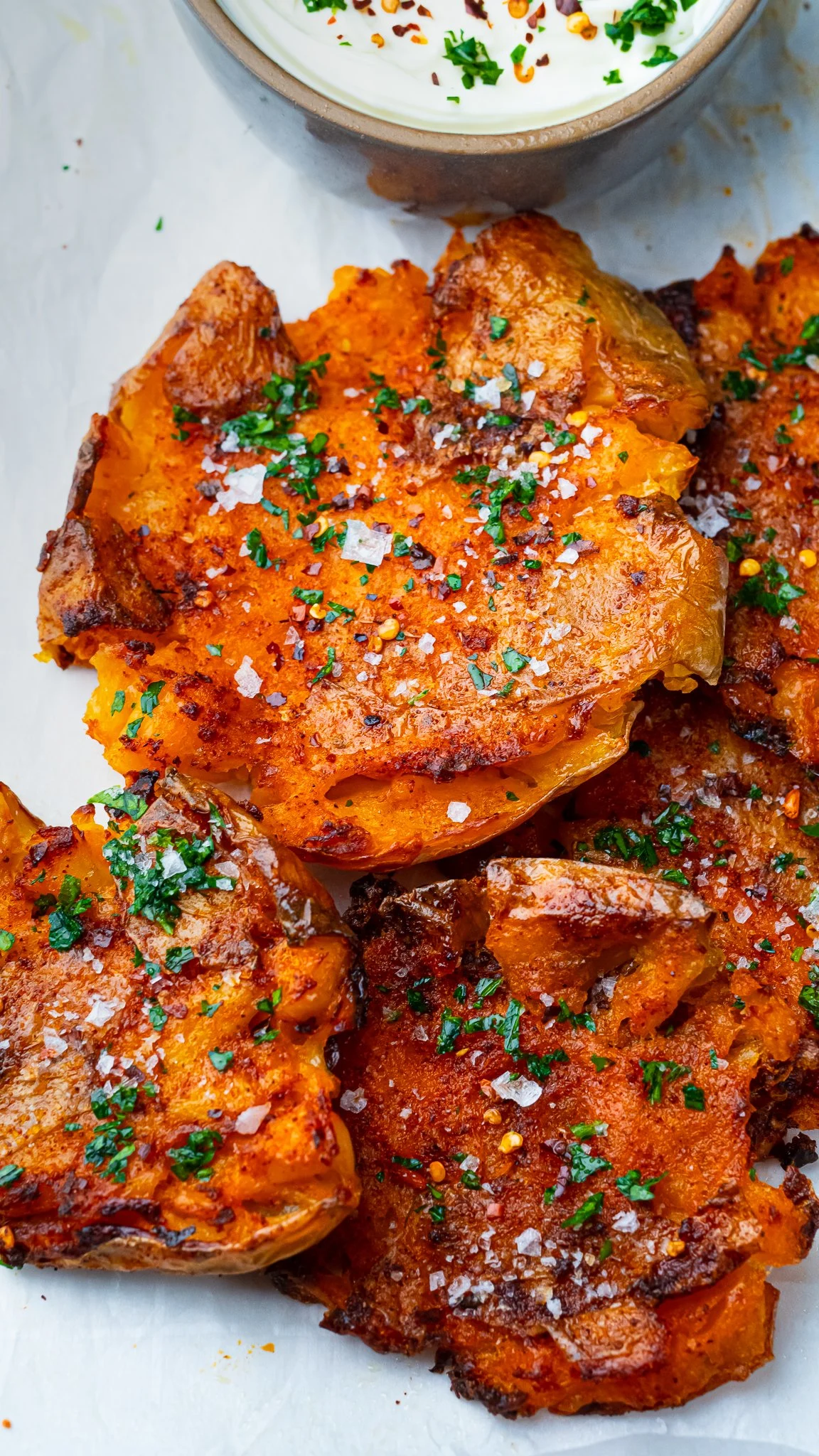 paprika-and-garlic-smashed-potatoes
