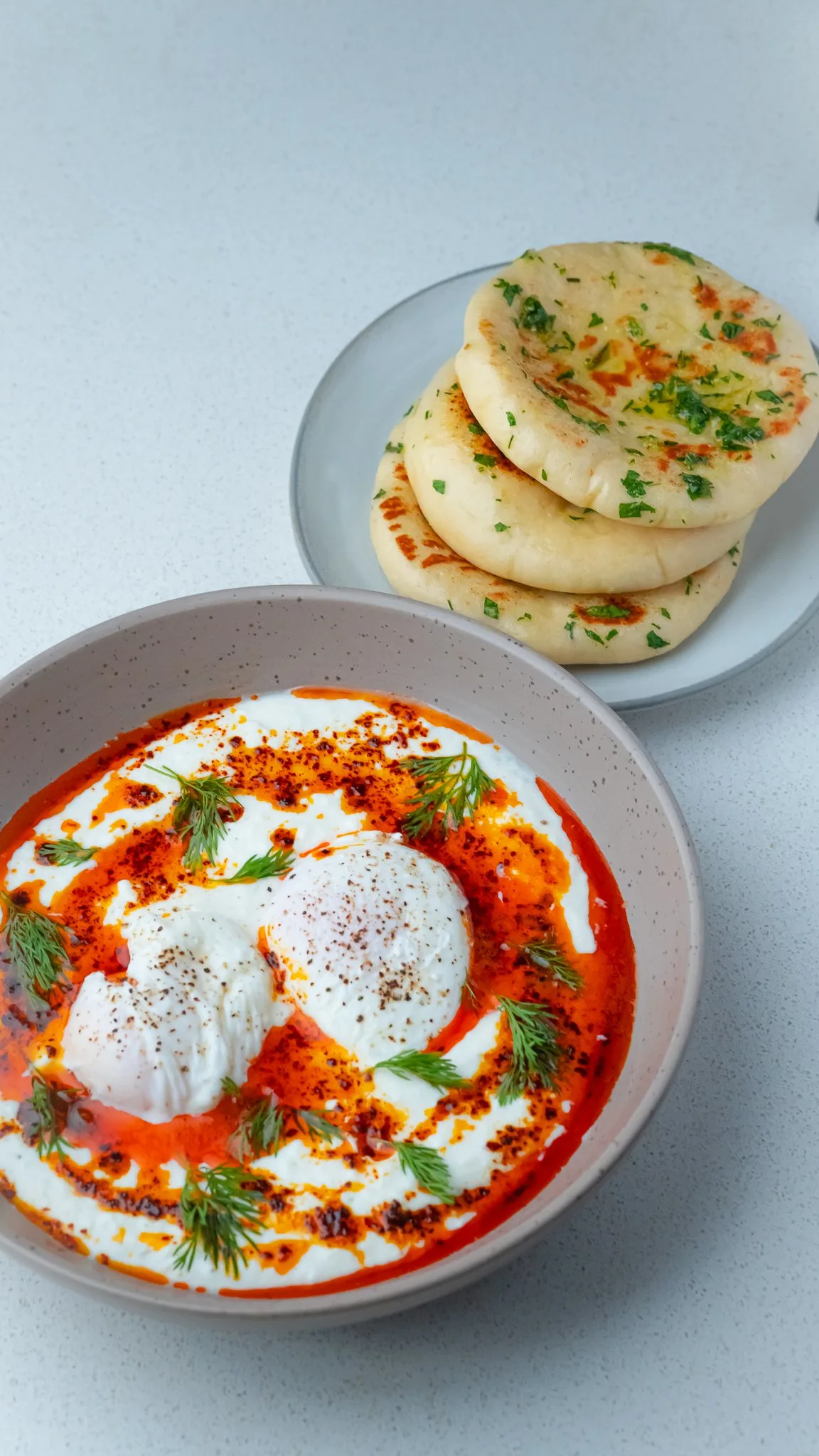 herb-pita-with-turkish-eggs
