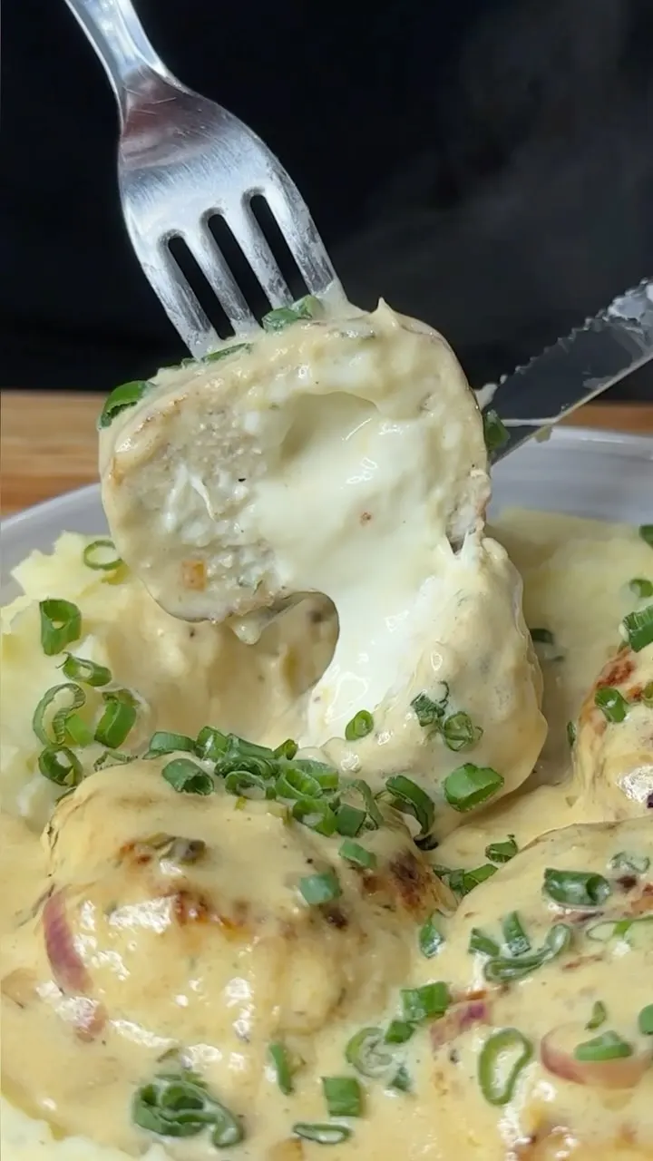 albondigas-de-pollo:-con-un-centro-de-queso-espectacular