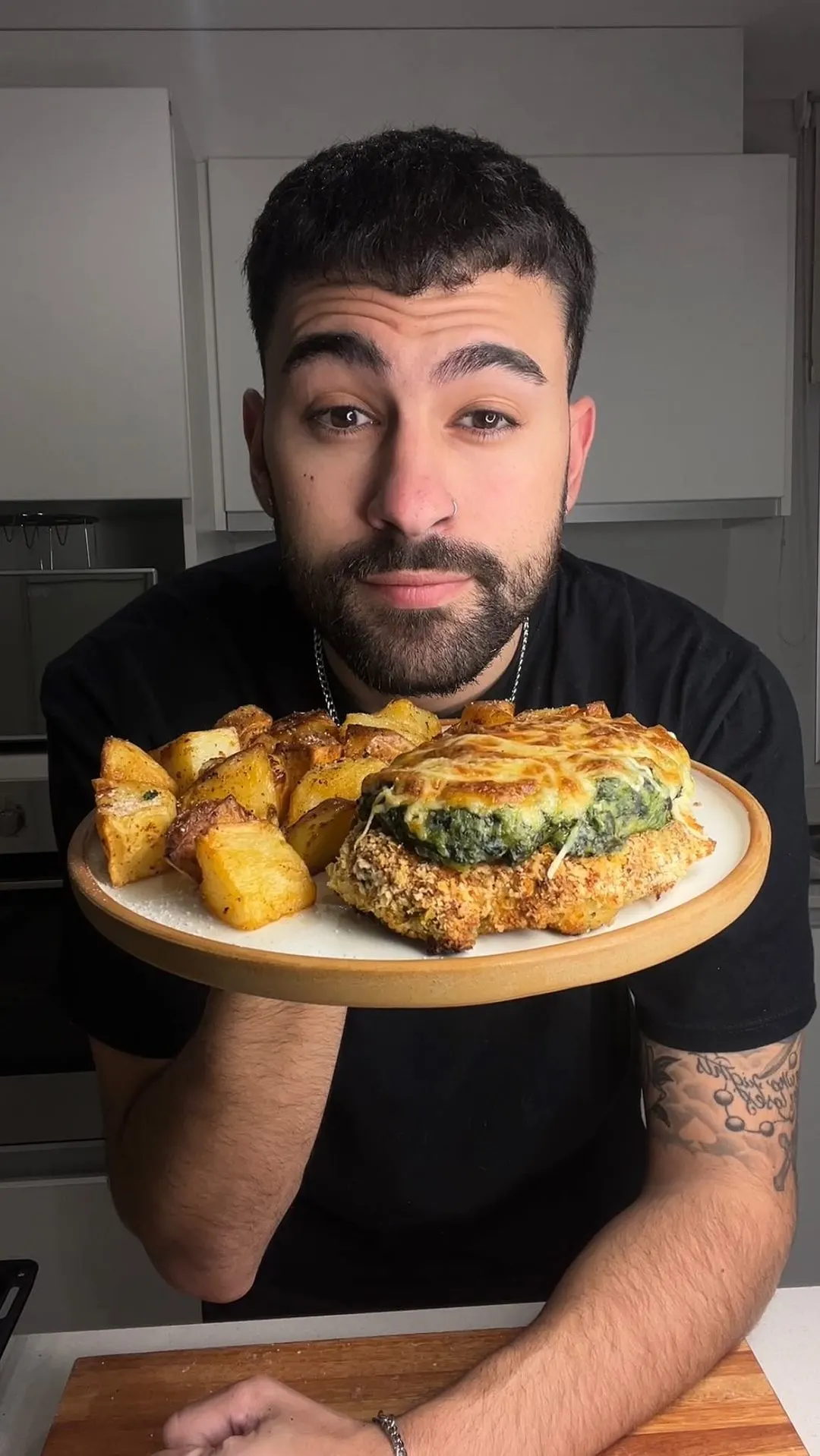 milanesa-de-bife-de-chorizo-con-crema-de-espinacas