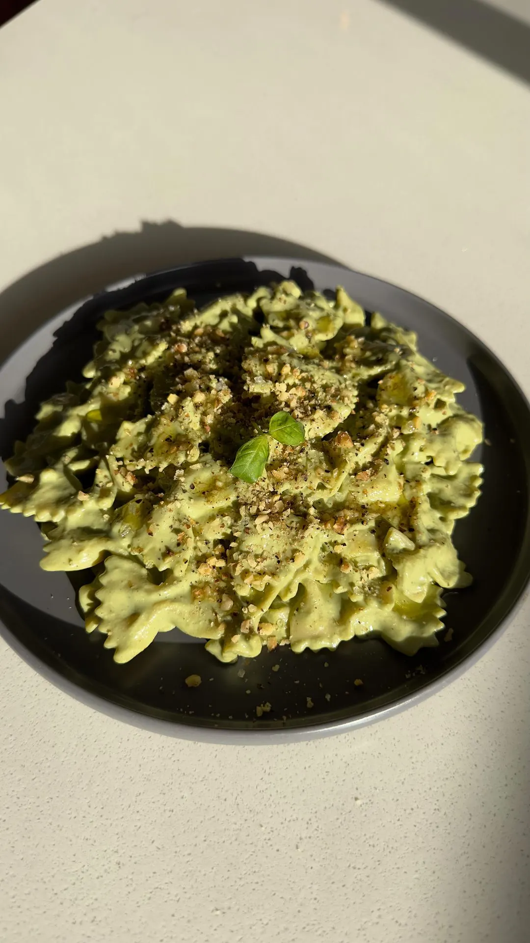 high-protein-pesto-pasta