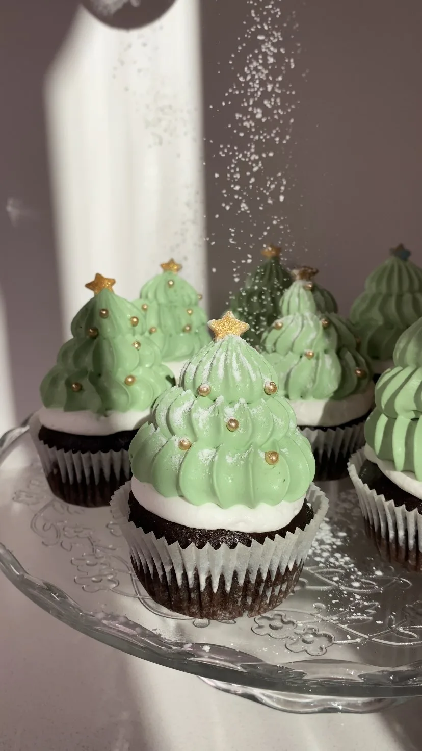 christmas-tree-cupcakes