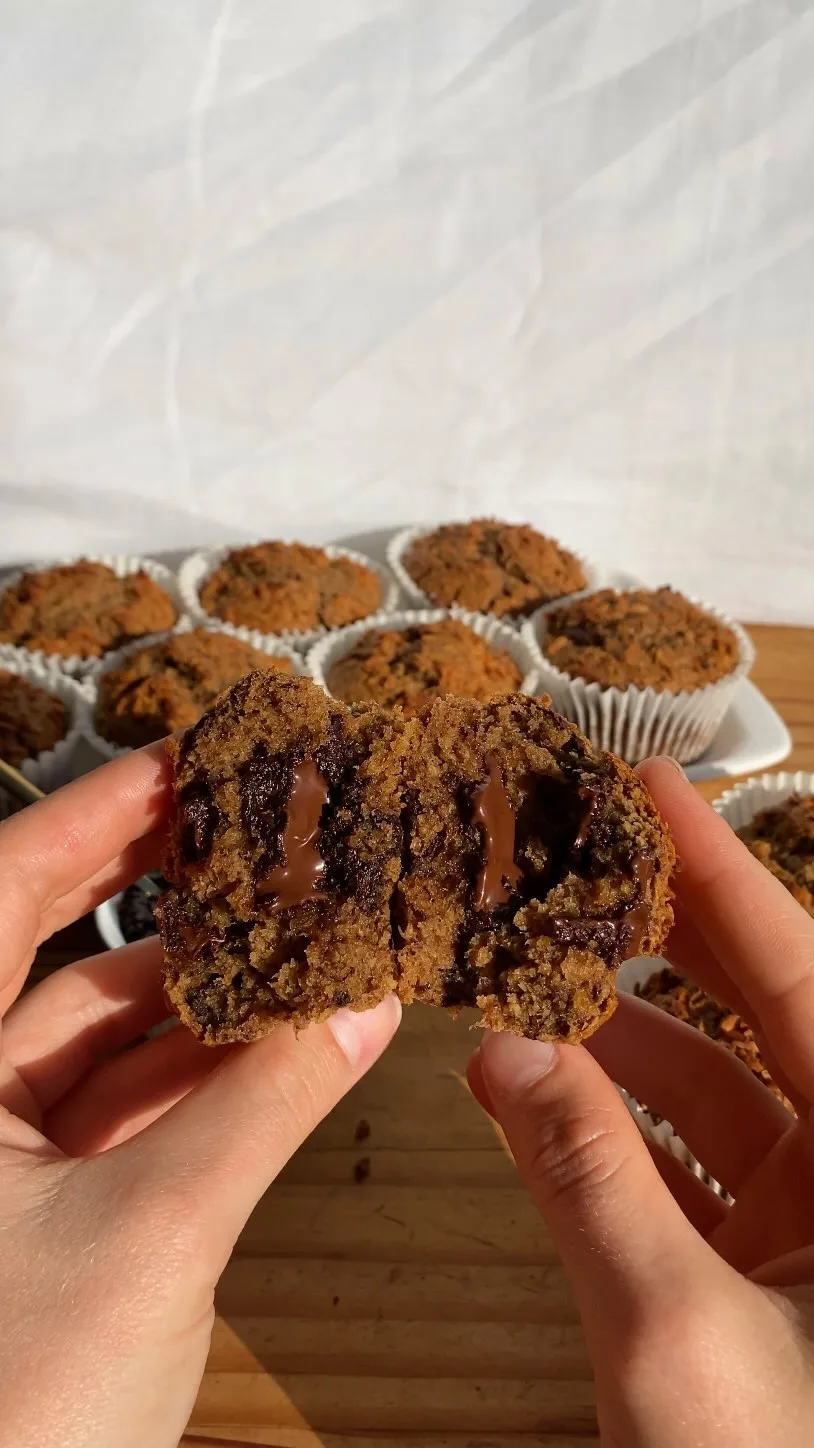 choc-chip-banana-muffins