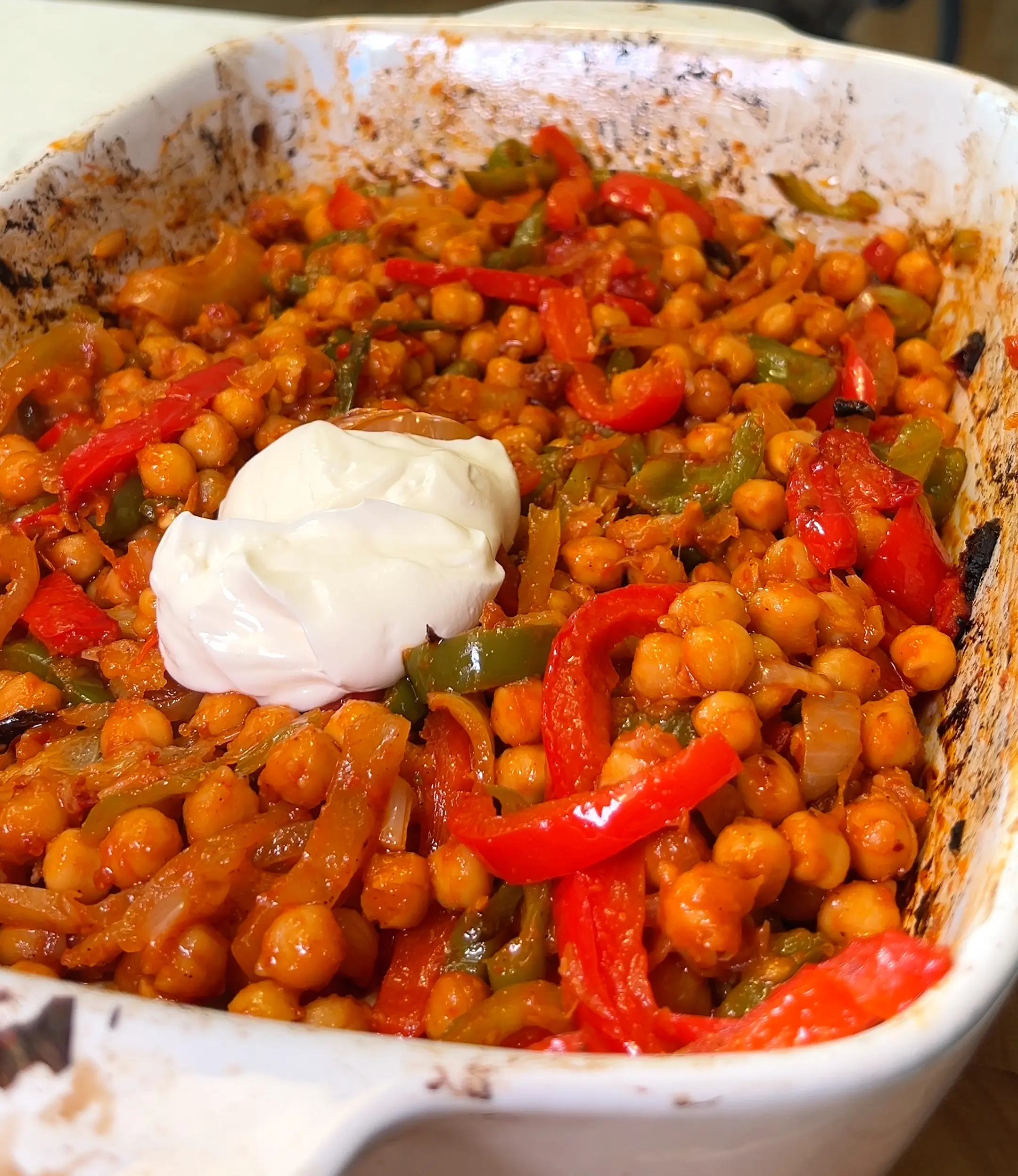horneado-de-garbanzos-y-pimientos-chickpea-and-pepper-bake