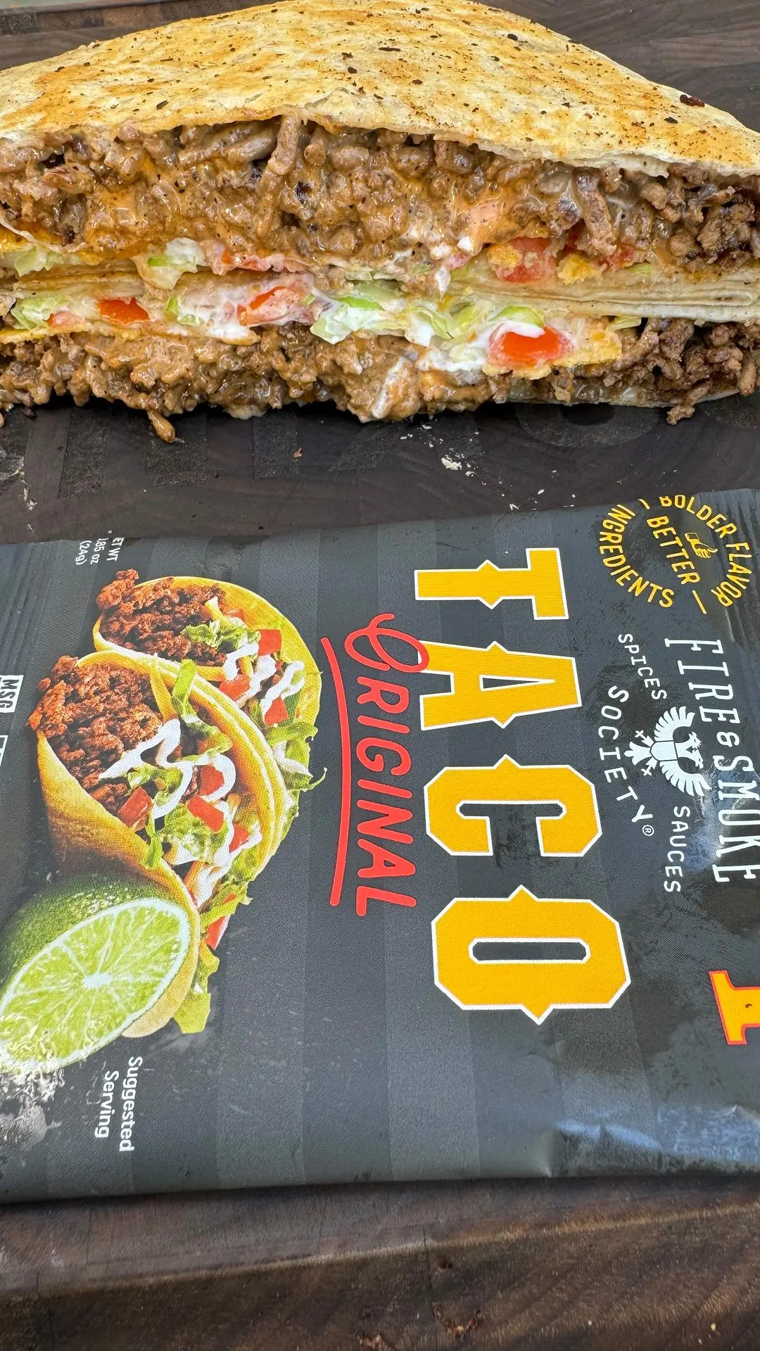 cruchwrap-supreme-copycat-with-@fireandsmokesociety-taco-seasoning