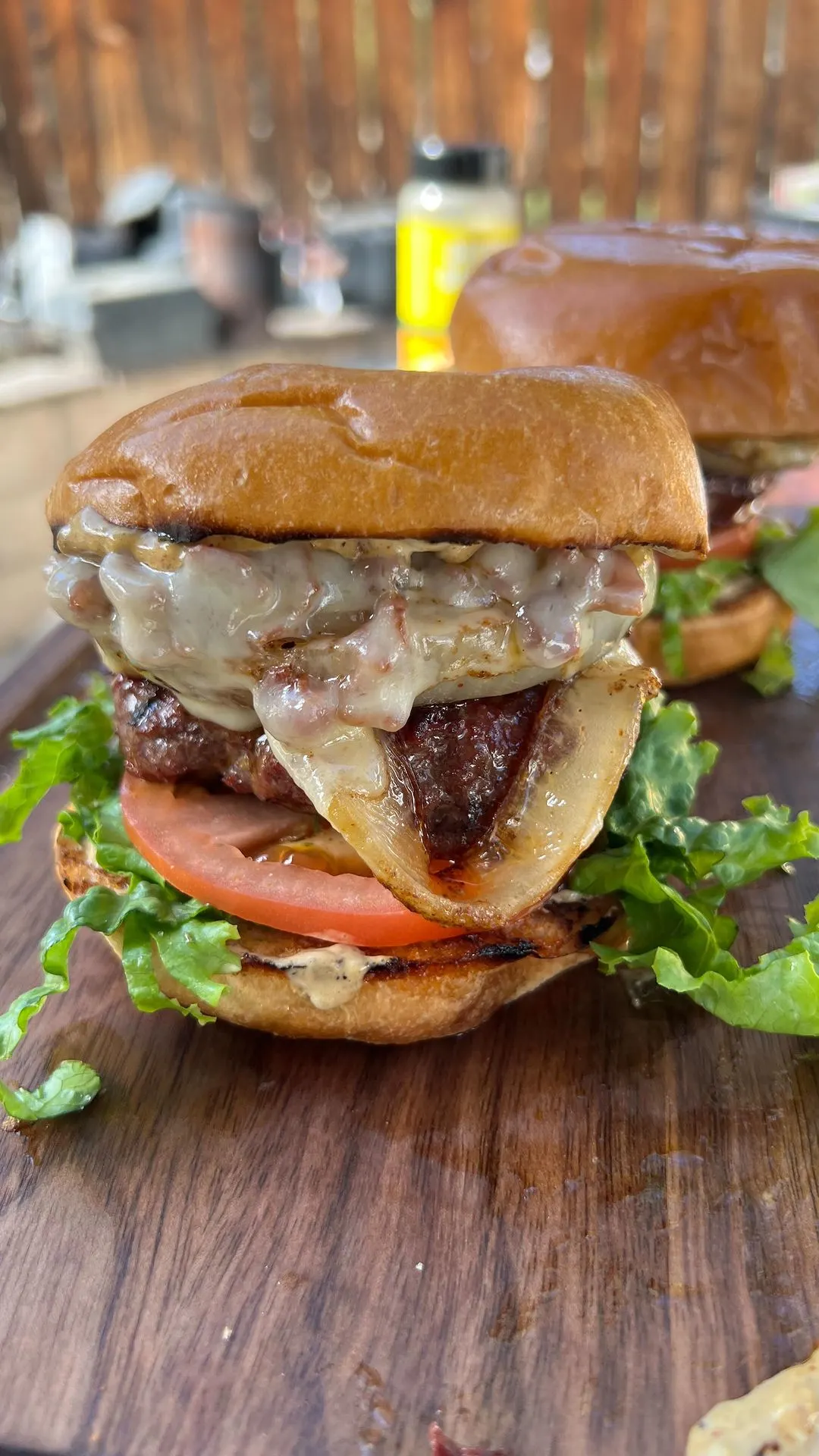 grilled-cajun-onion-cheese-burgers
