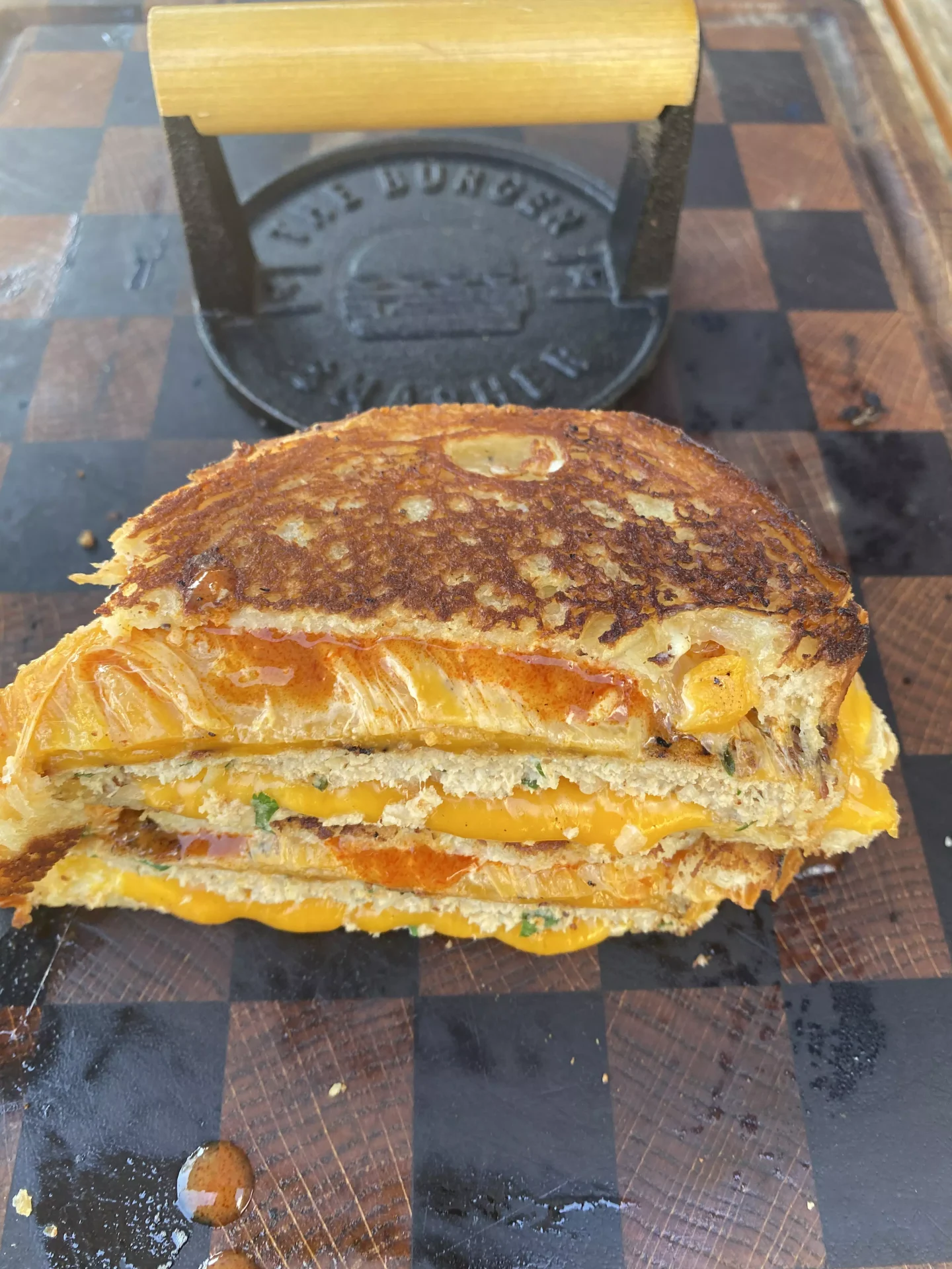 buffalo-chicken-patty-melt