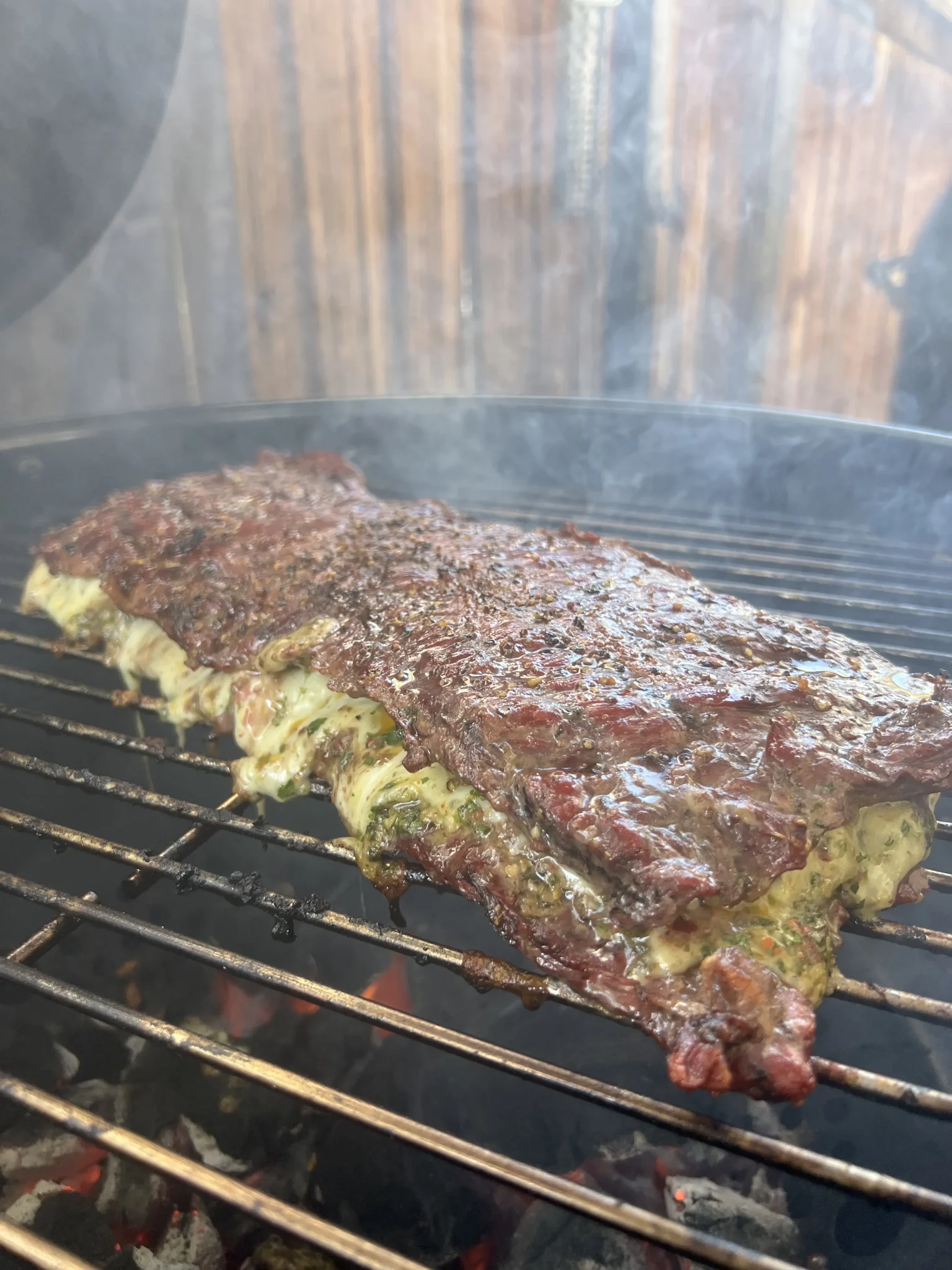 stuffed-skirt-steak-with-chimichurri-and-cheese