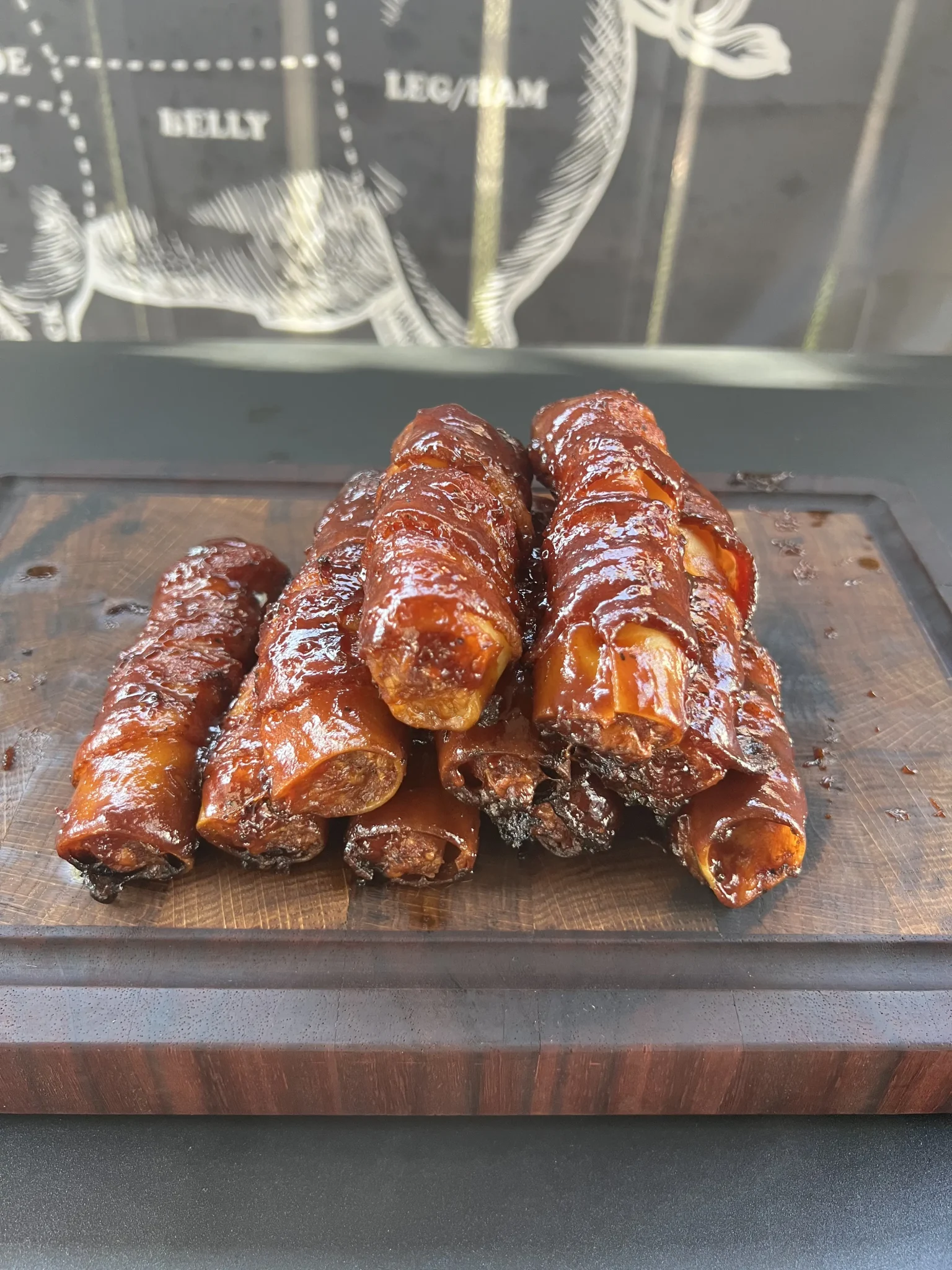 sausage-stuffed-bacon-wrapped-pasta
