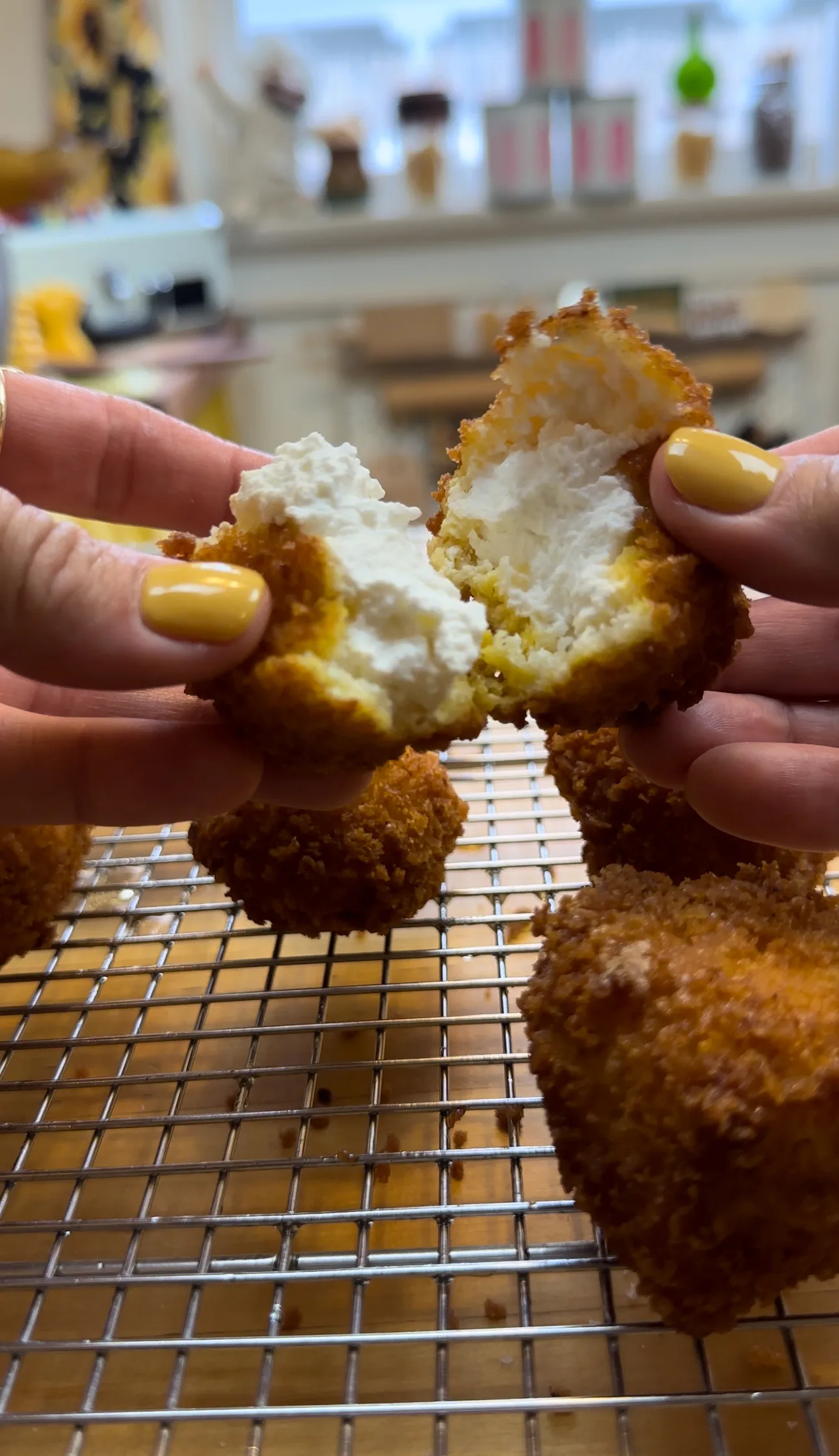 fried-goat-cheese-balls-and-mango-dipping-sauce