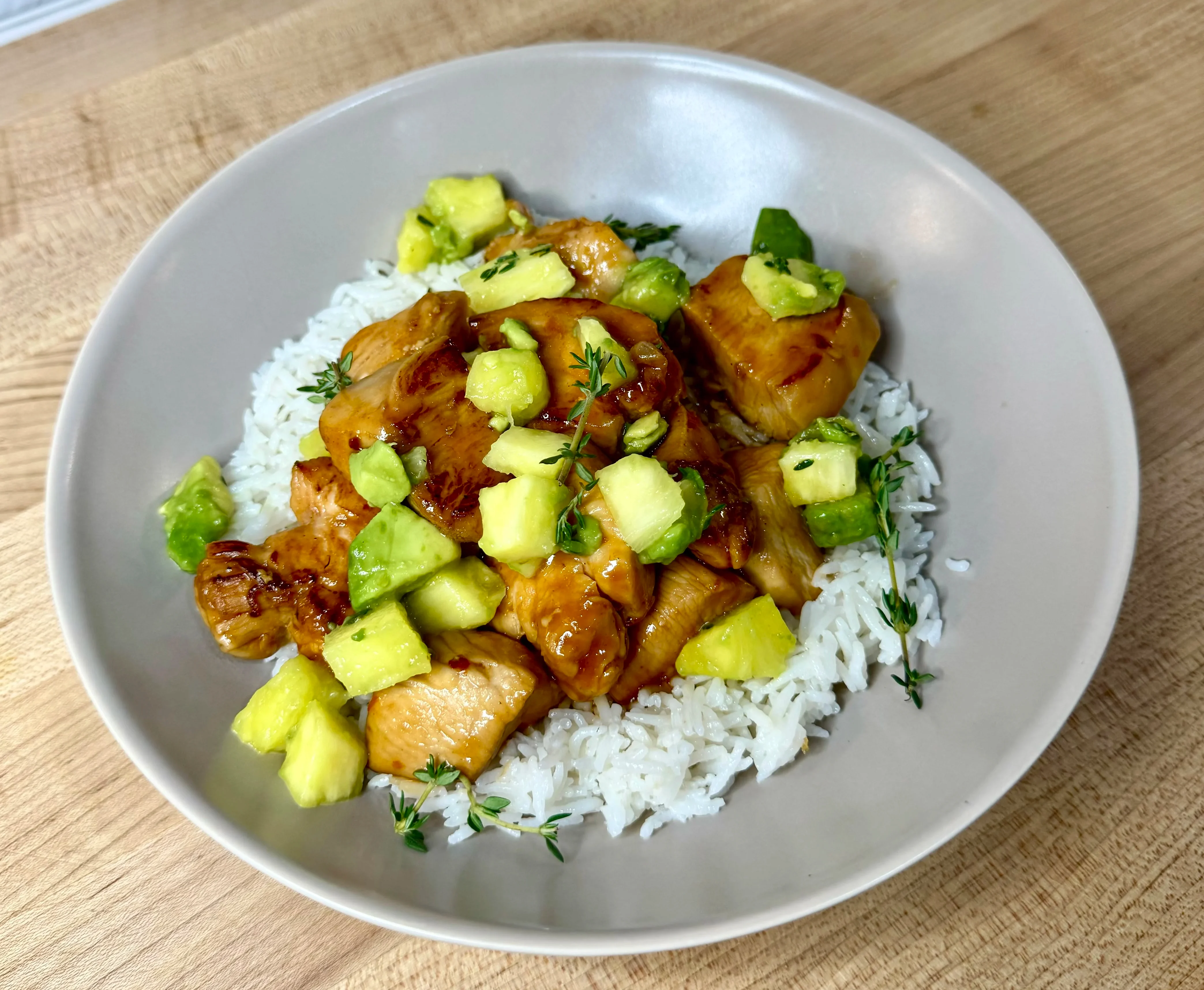 pineapple-chicken-with-creamy-coconut-rice