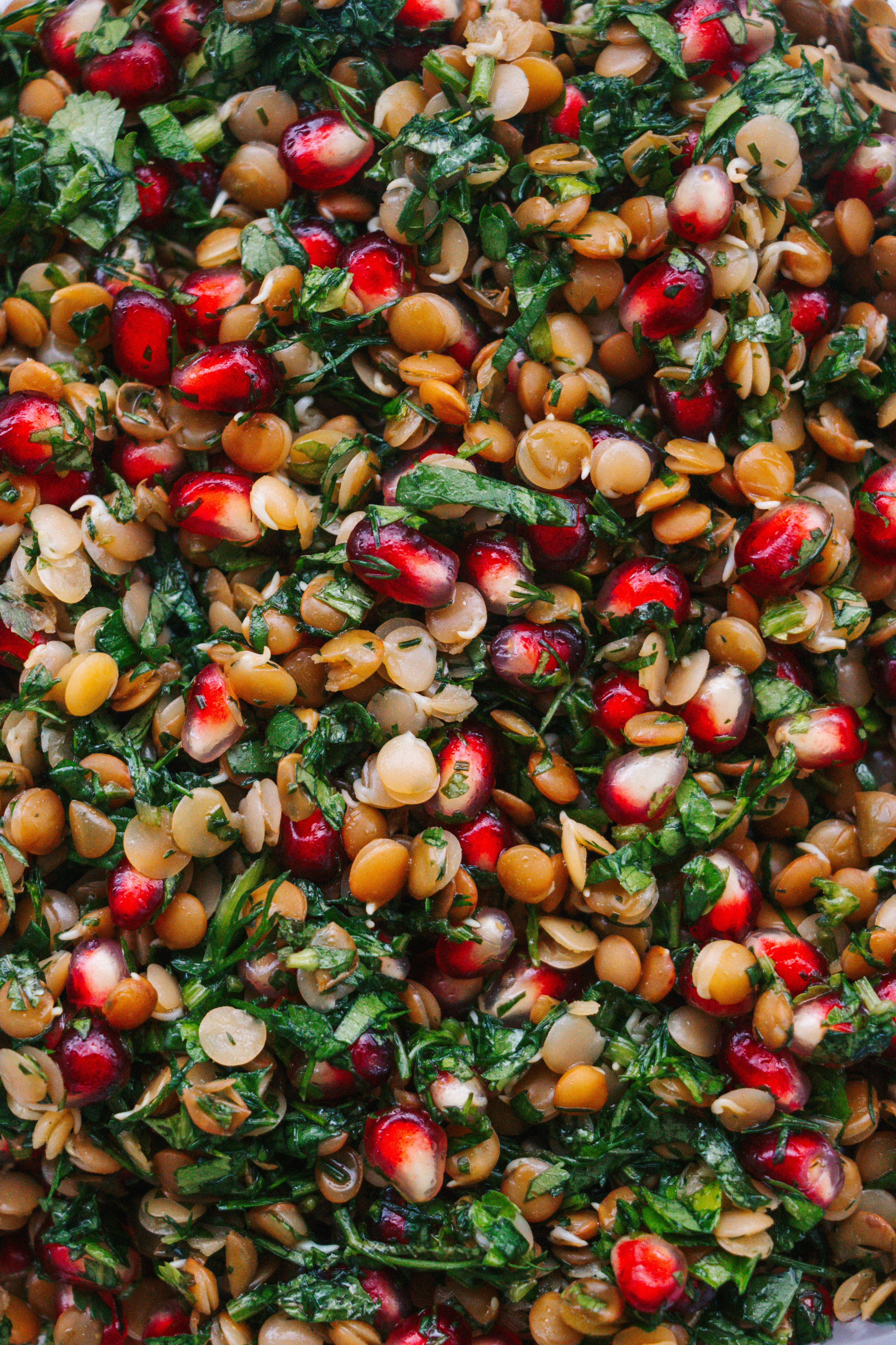 lentil-pomegranate-salad