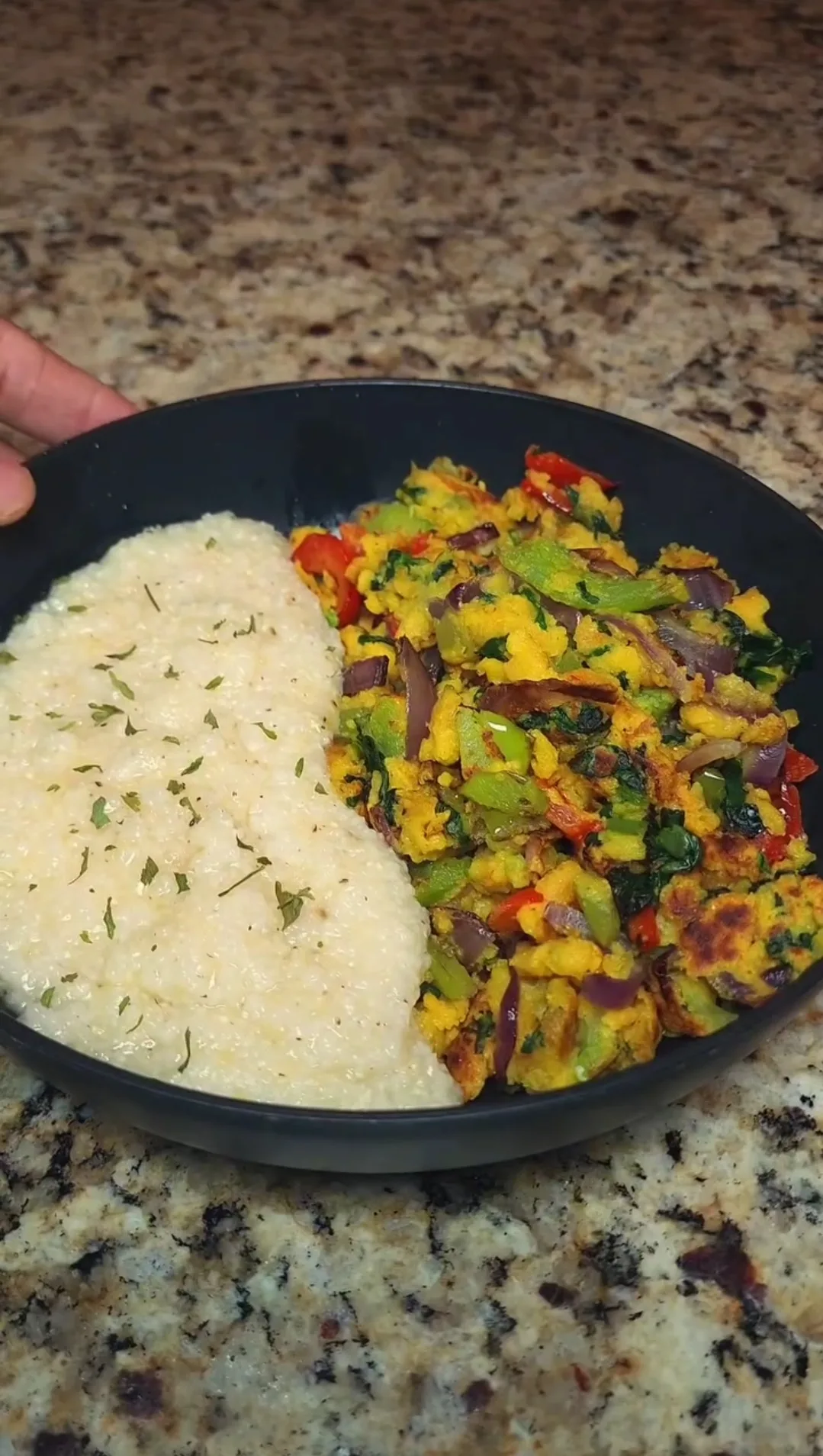 chickpea-"egg"-scramble