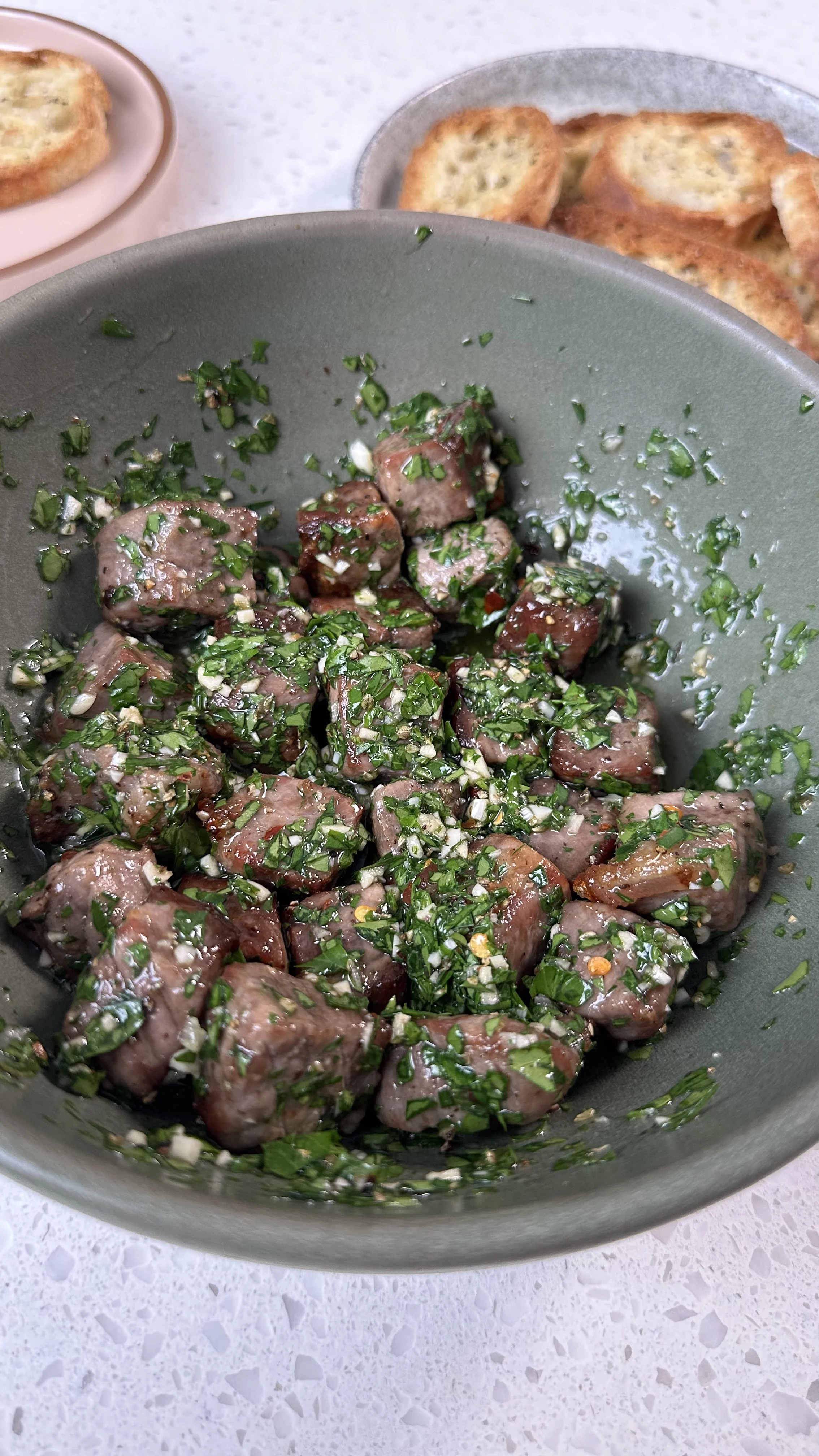steak-bites-with-chimichurri-(air-fryer)