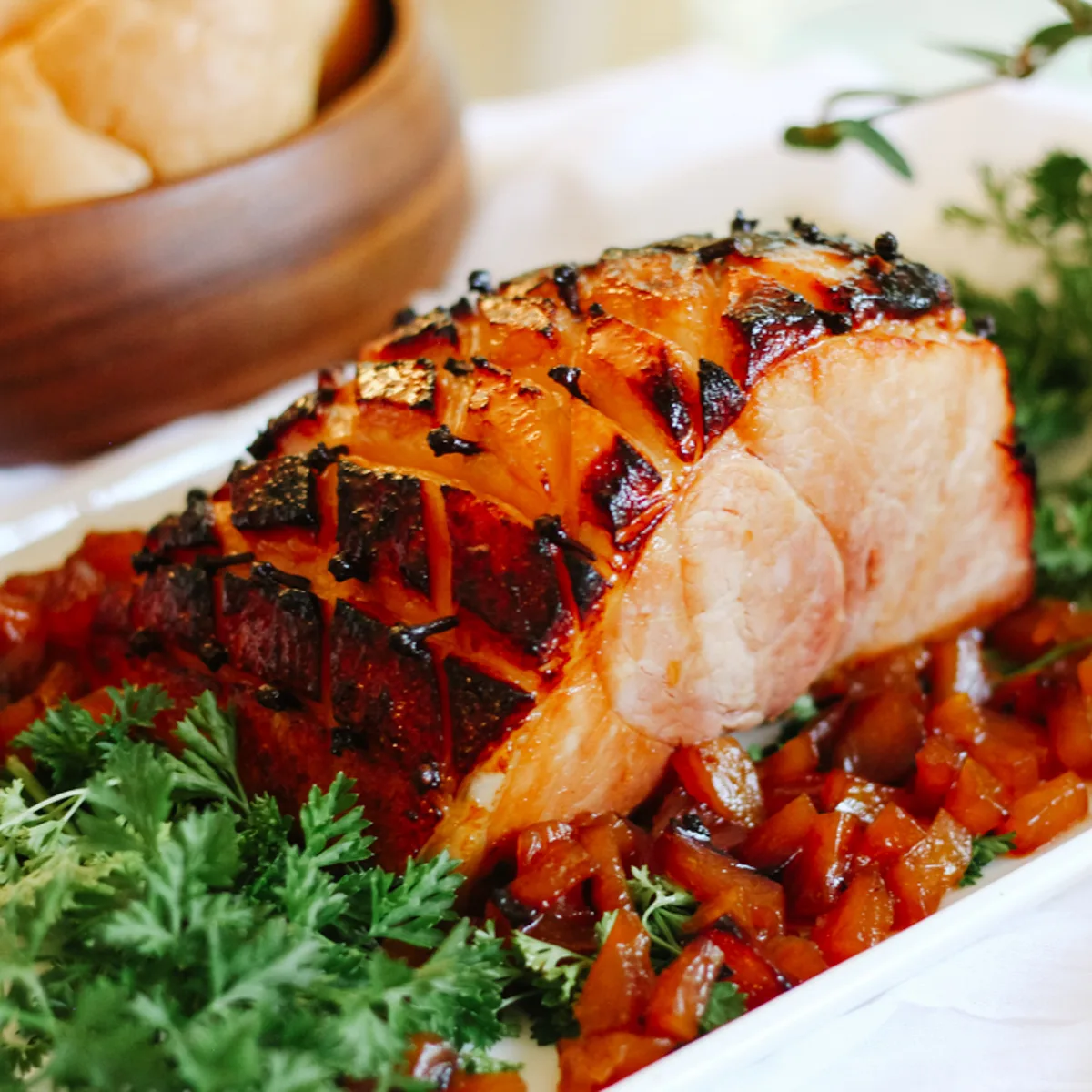 pineapple-honey-glazed-ham