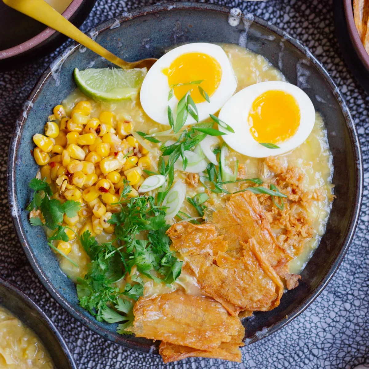 arroz-caldo-made-with-brown-rice-instant-pot