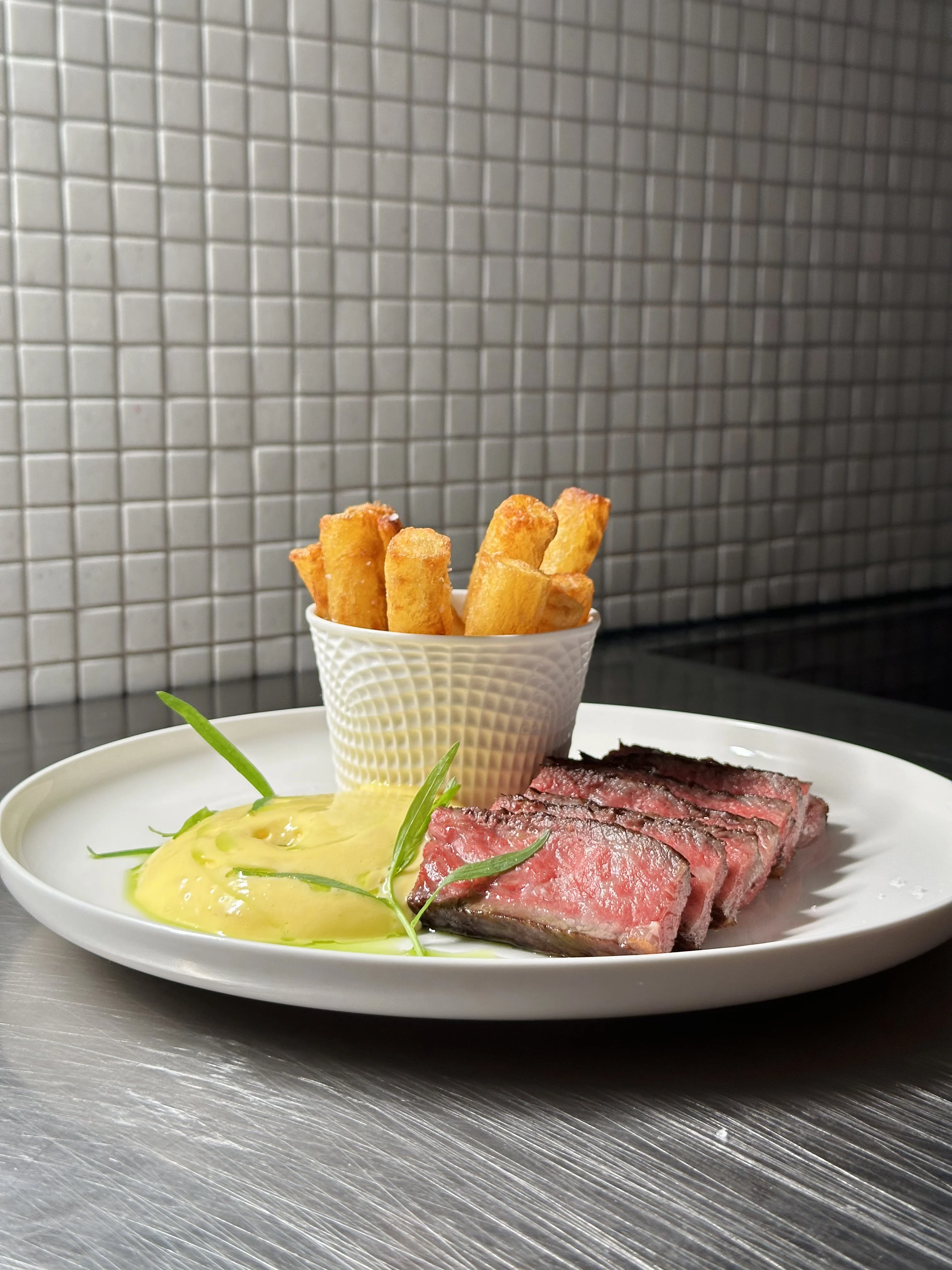 steak-frites-with-bearnaise-and-tarragon-oil