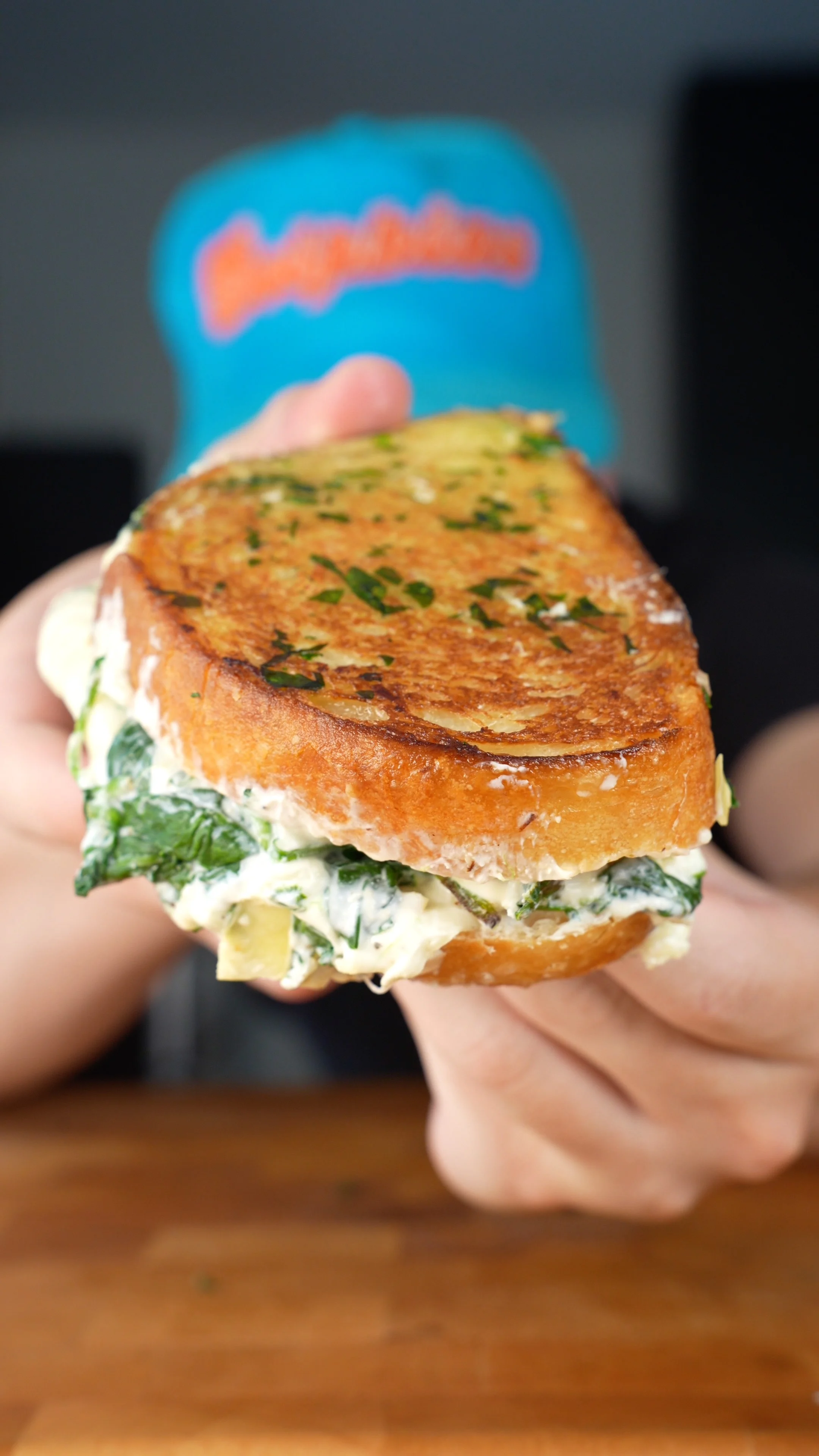 spinach-and-artichoke-dip-grilled-cheese