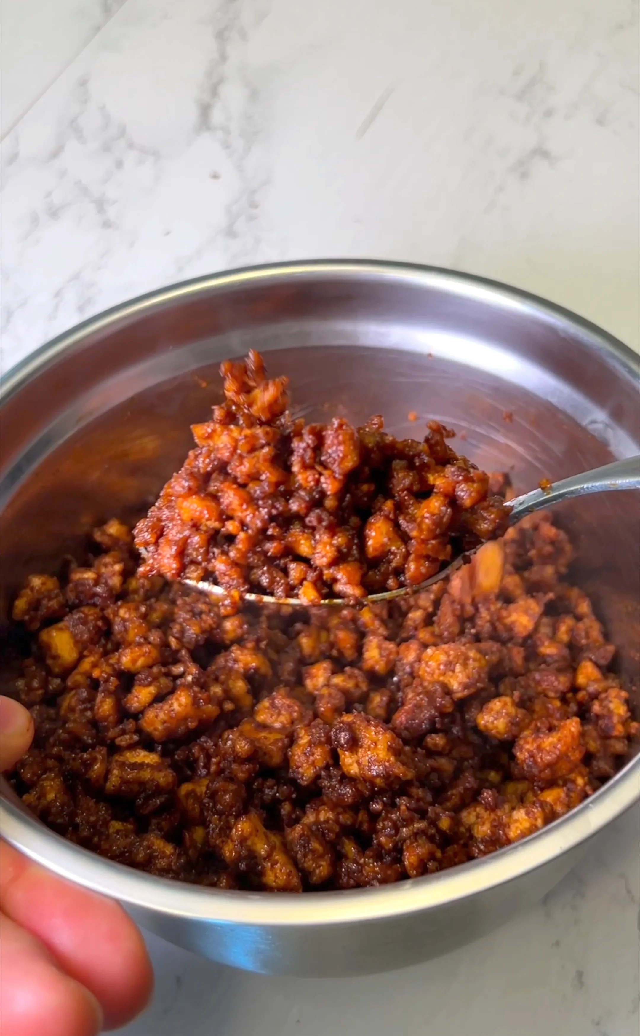 alternativa-vegana-a-la-"carne-molida"-vegan-"ground-beef"-alternative