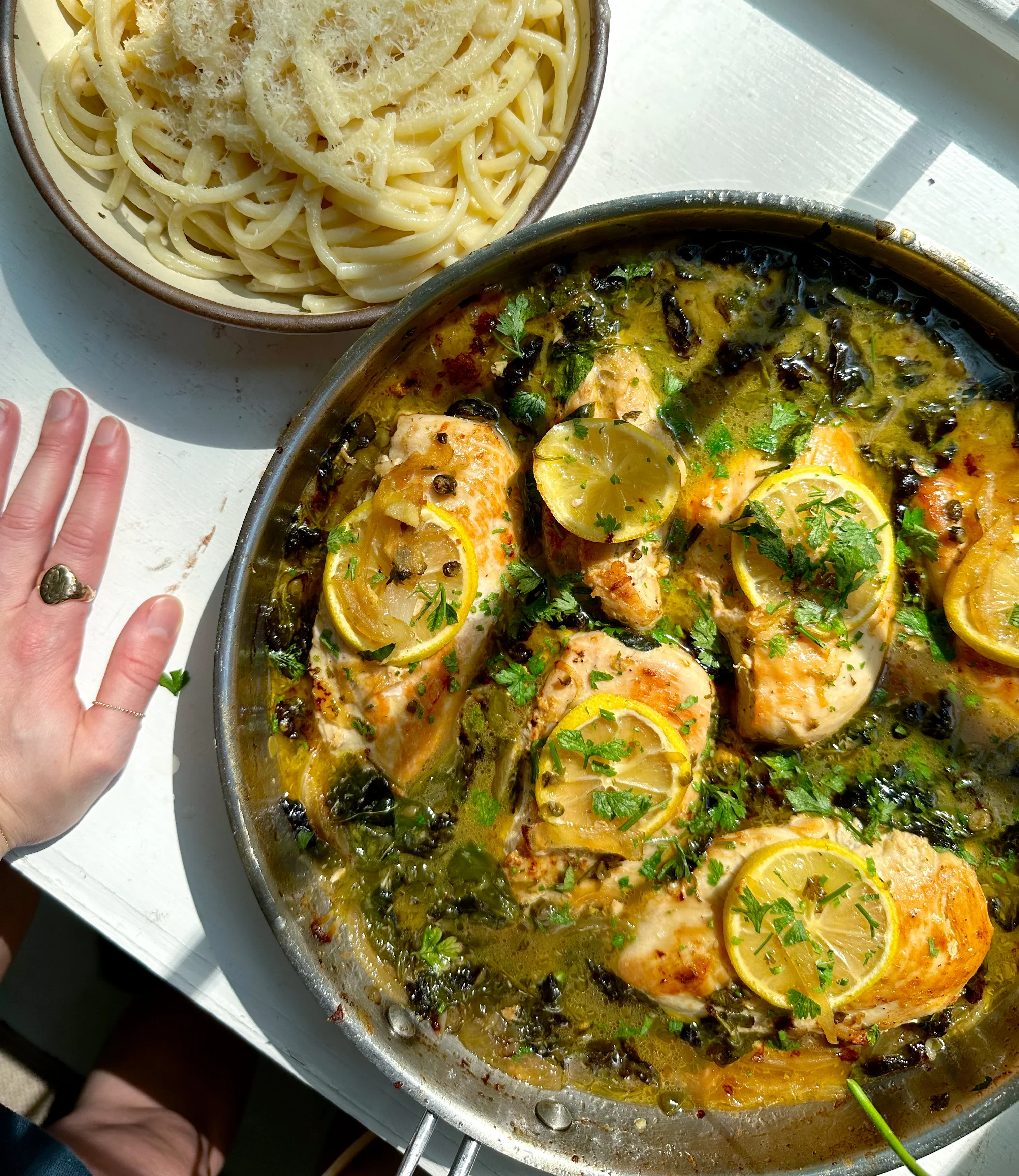 chicken-piccata-ish