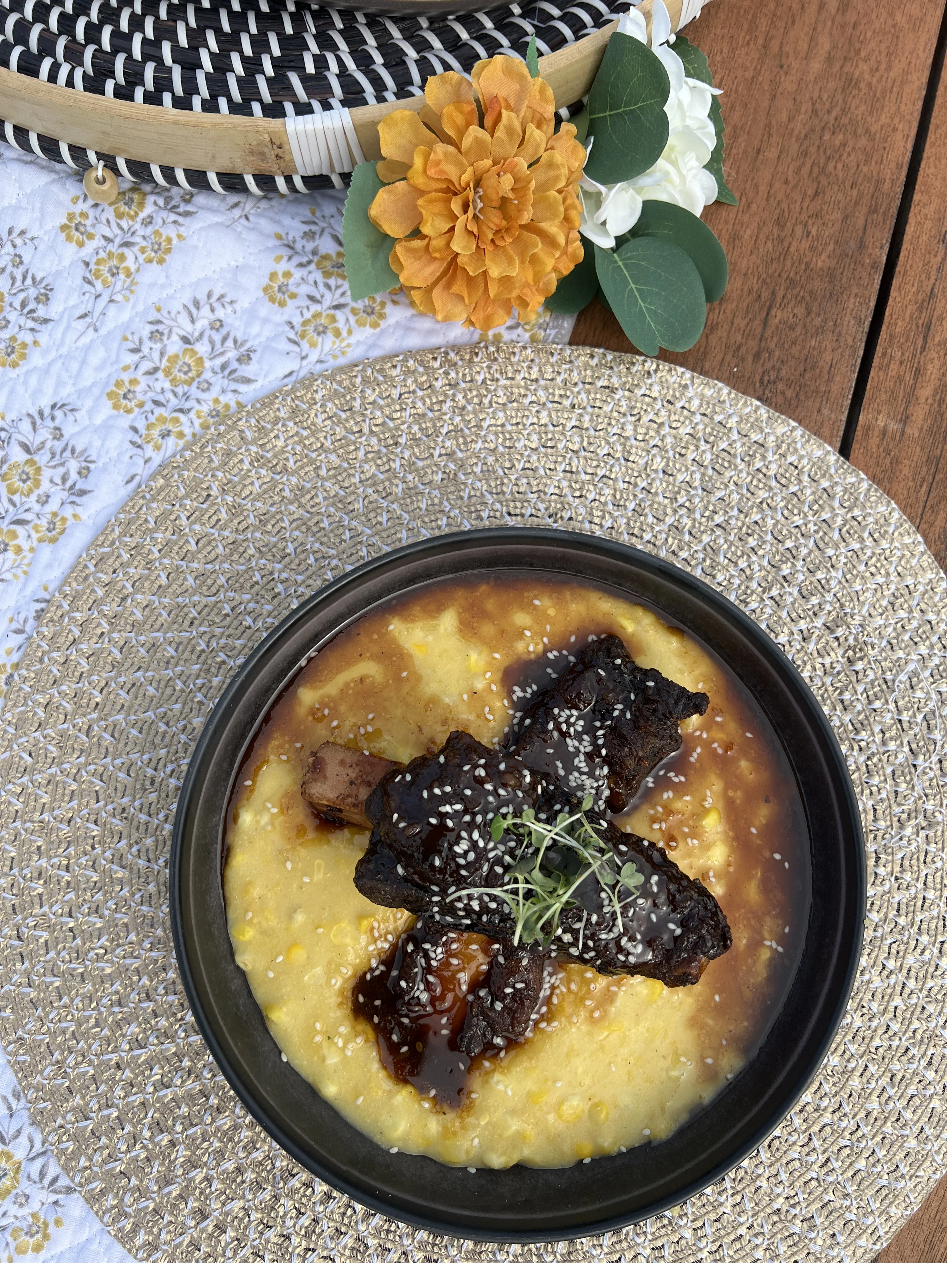 bulgogi-beef-ribs-w-sweet-corn-polenta
