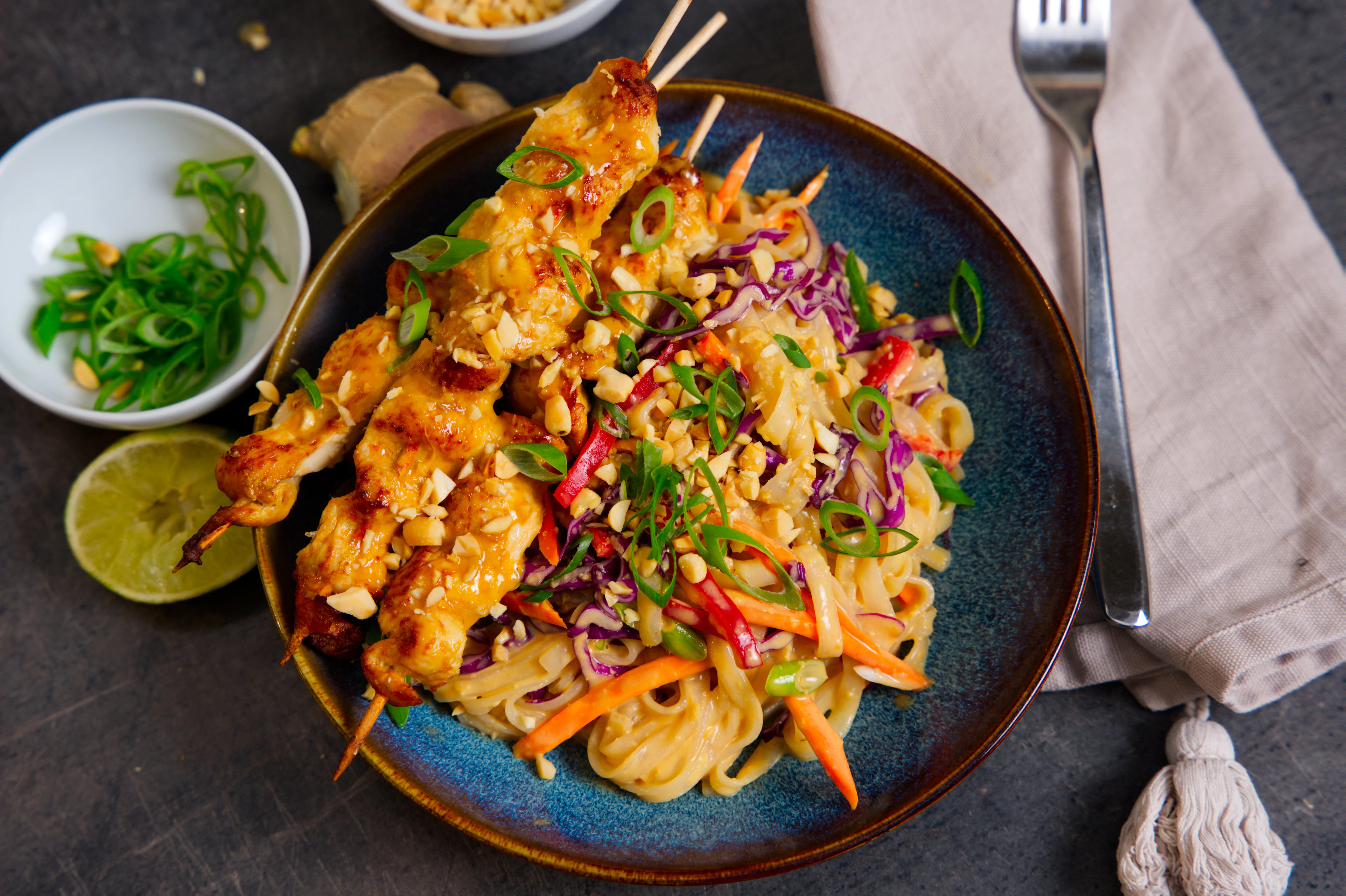 reisnudelsalat-mit-cremigem-erdnussdressing-and-hahnchenspiessen