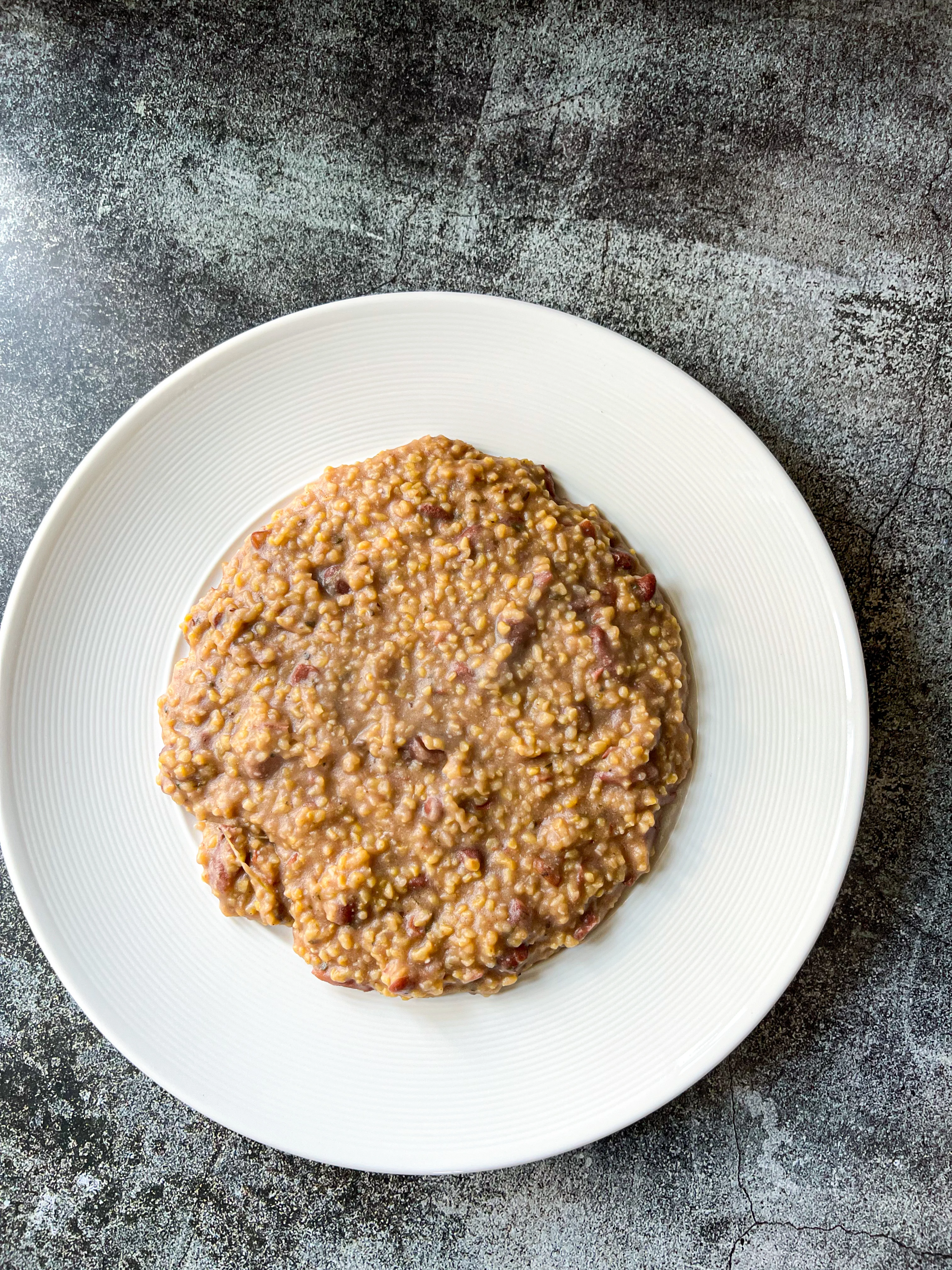 haitian-cornmeal-with-red-kidney-beans-(mayi-moulin)