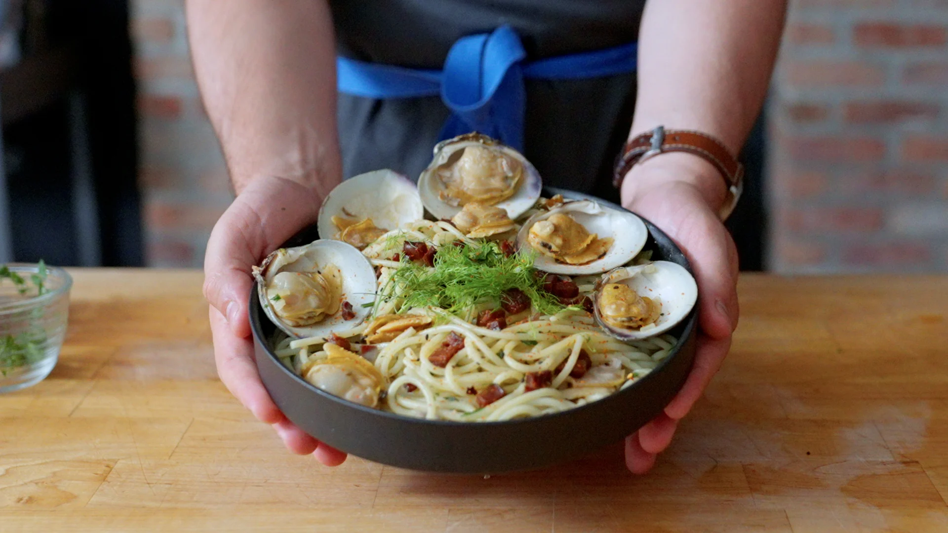 chorizo-clam-pasta