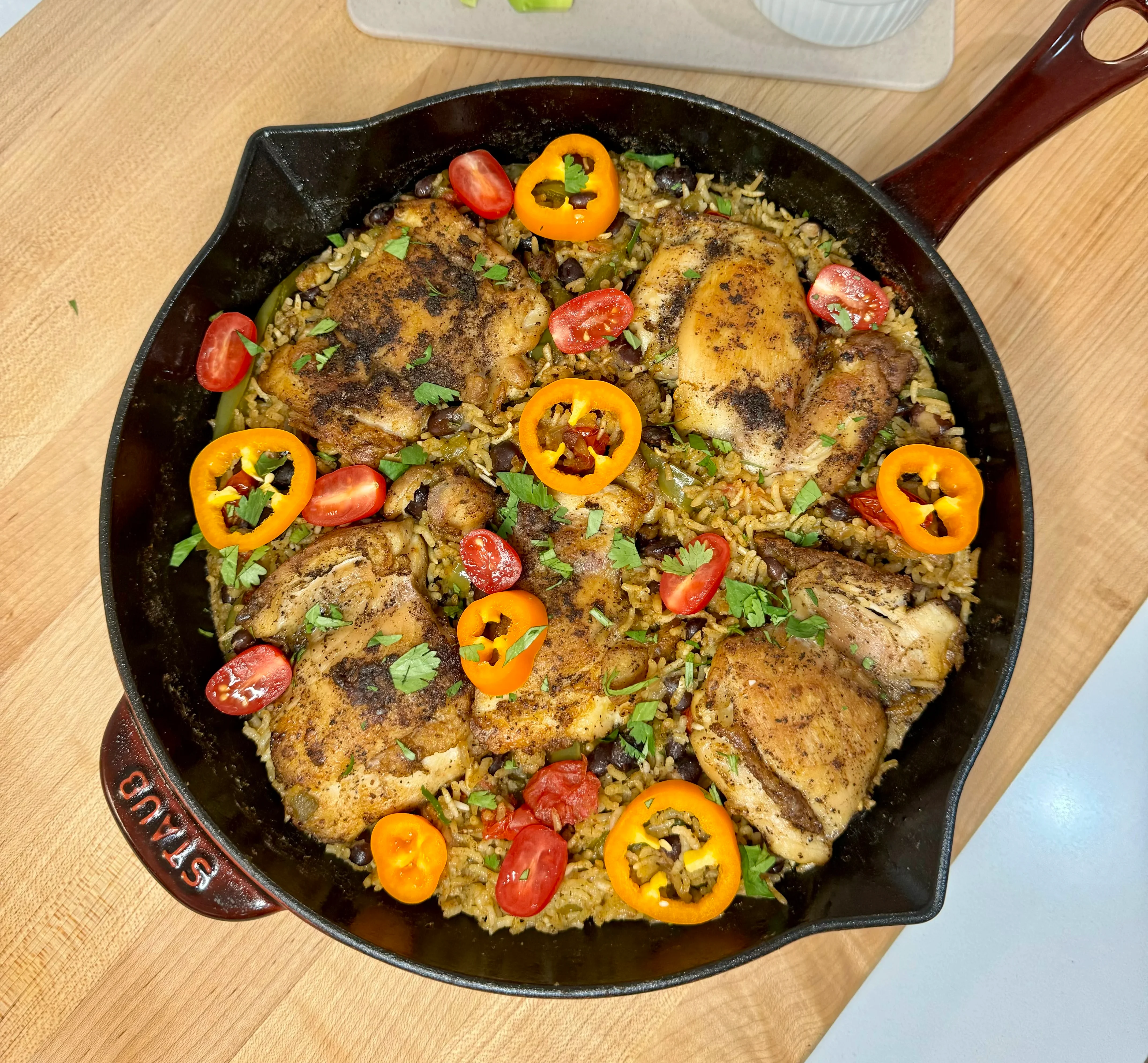 mexican-chicken-and-rice-skillet