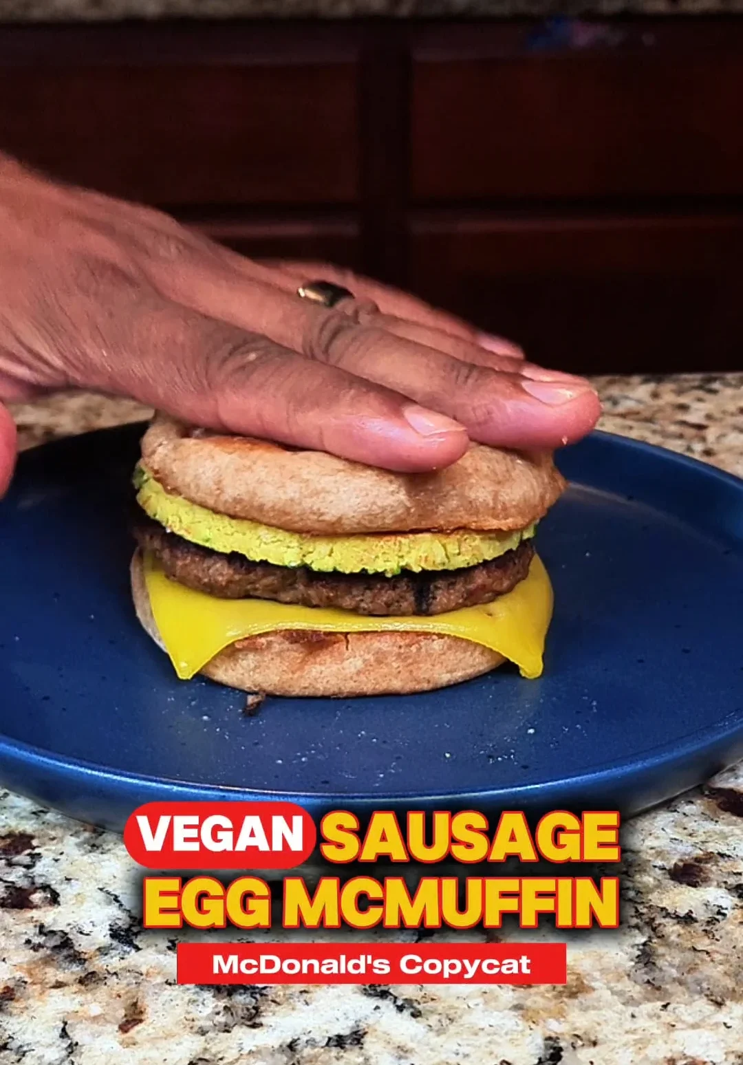 vegan-sausage-egg-mcmuffin-(mcdonald's-copycat)
