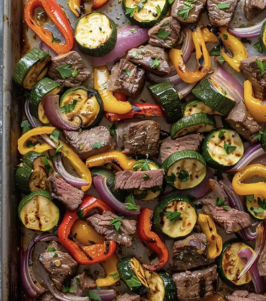 spicy-beef-with-roasted-vegetables-and-couscous