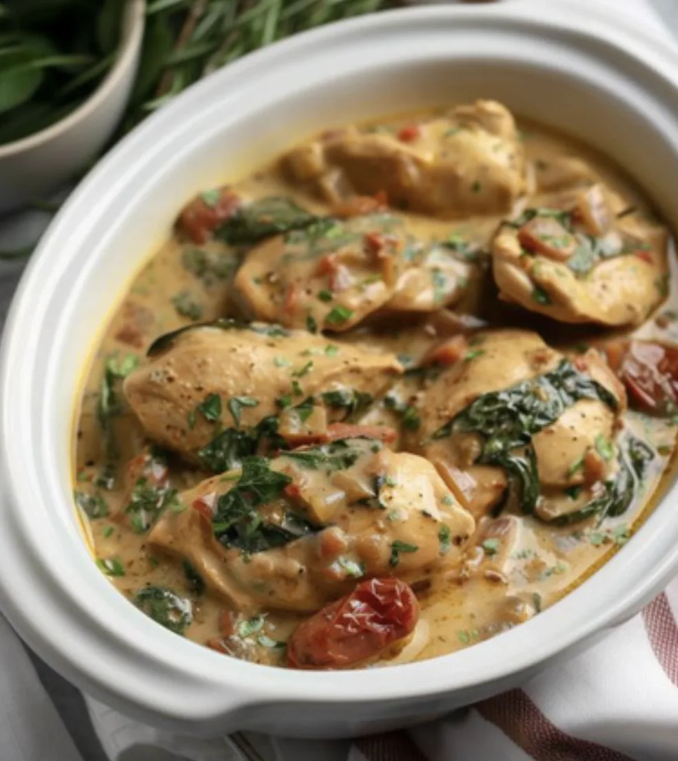 crockpot-tuscan-chicken