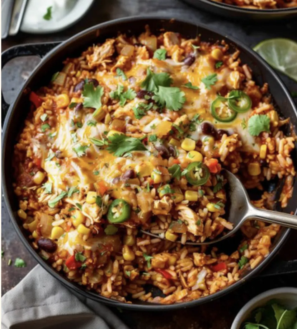 one-pot-chicken-enchilada