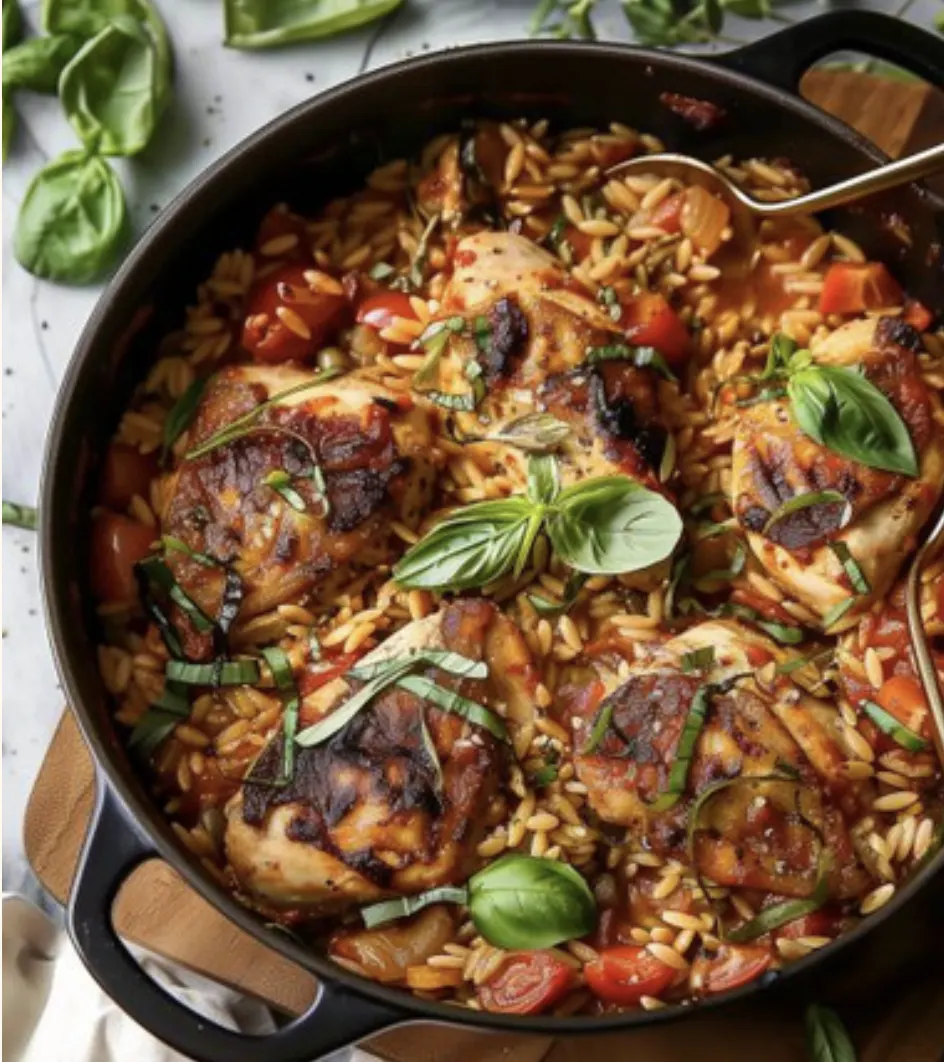 one-pot-italian-chicken-orzo