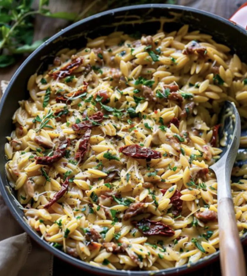 one-pan-sun-dried-tomato-orzo
