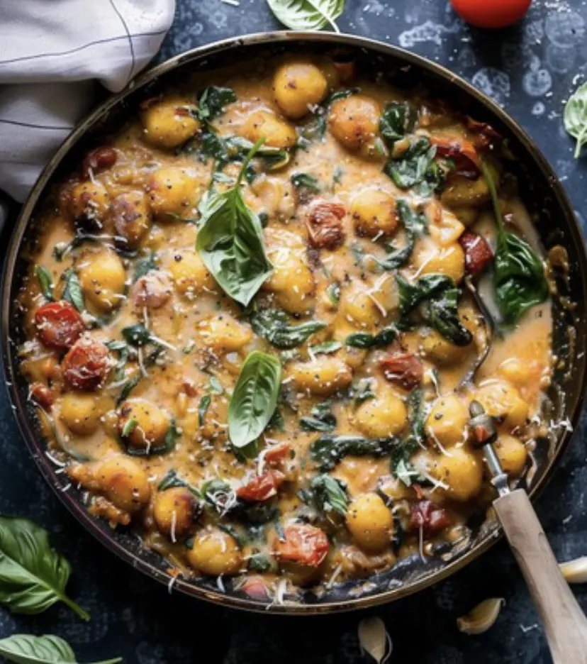 one-pan-gnocchi-garlic-tomato-cream