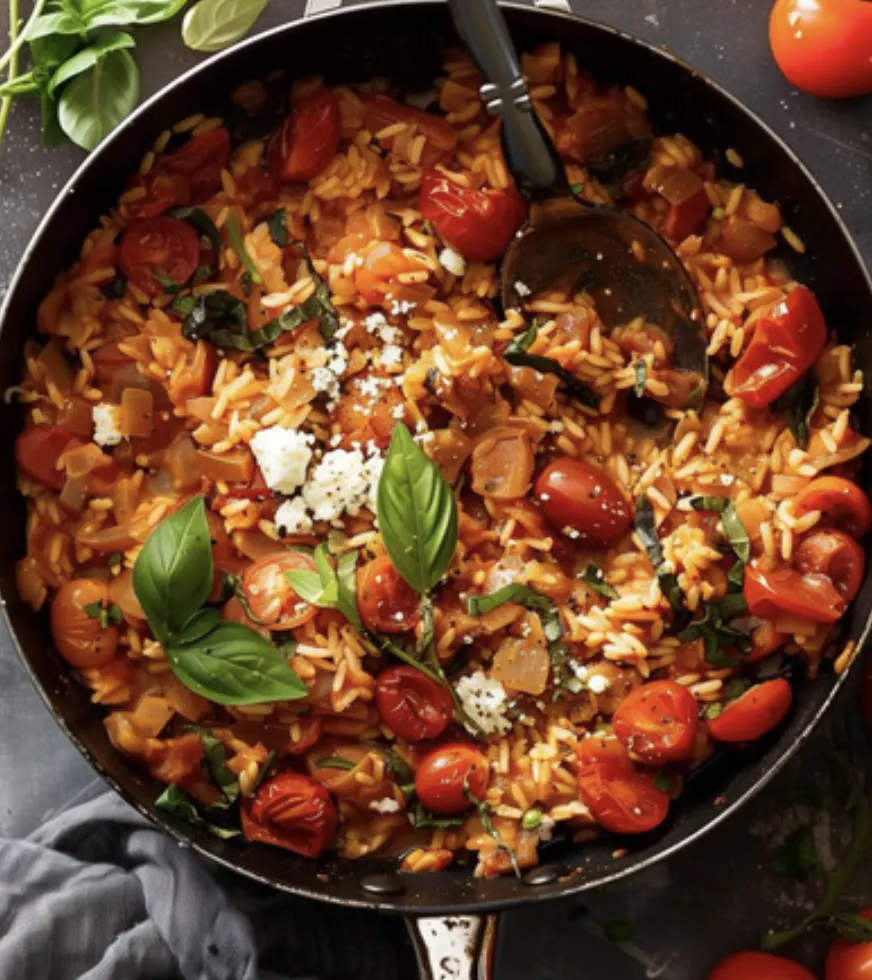 one-pot-mediterranean-chicken-orzo