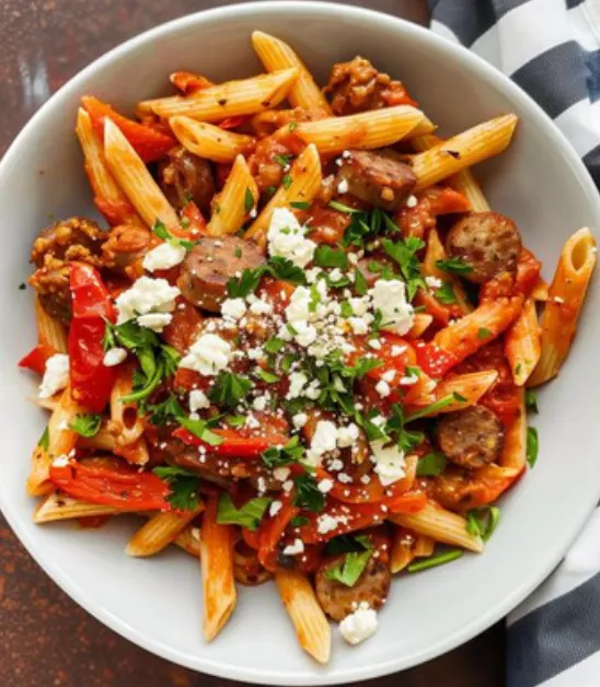 pasta-with-sausage-and-peppers