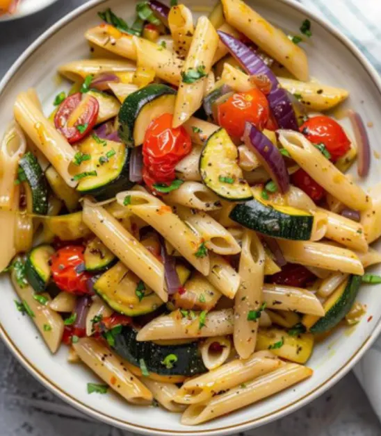 grilled-vegetable-pasta-salad