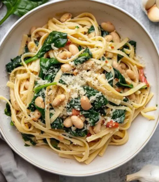 tuscan-white-bean-pasta