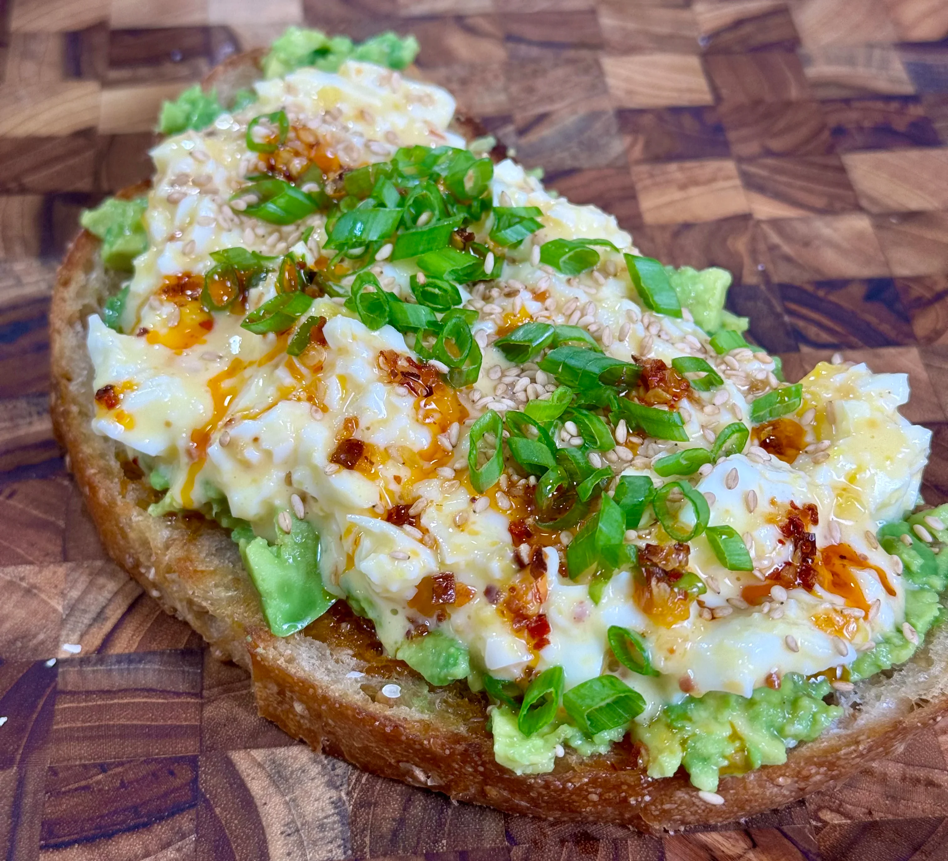 creamy-chili-crisp-avocado-toast