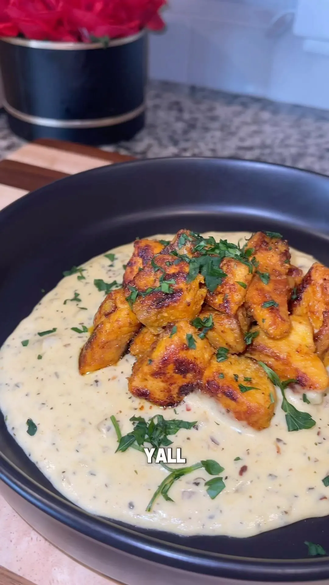 cajun-salmon-bites-over-parmesan-cream-sauce